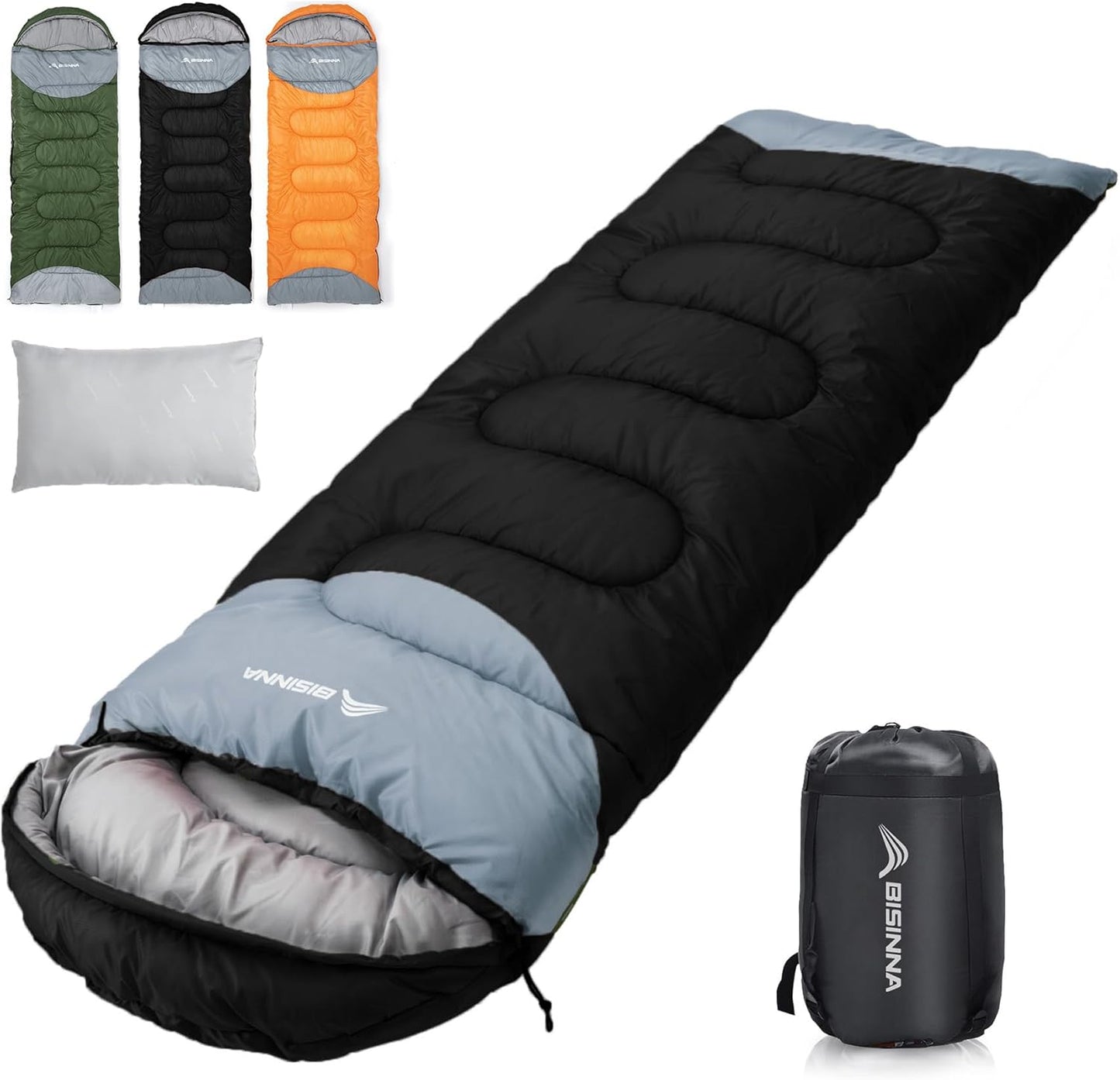 BISINNA 0 Degree Winter Sleeping Bags for Cold Weather Camping