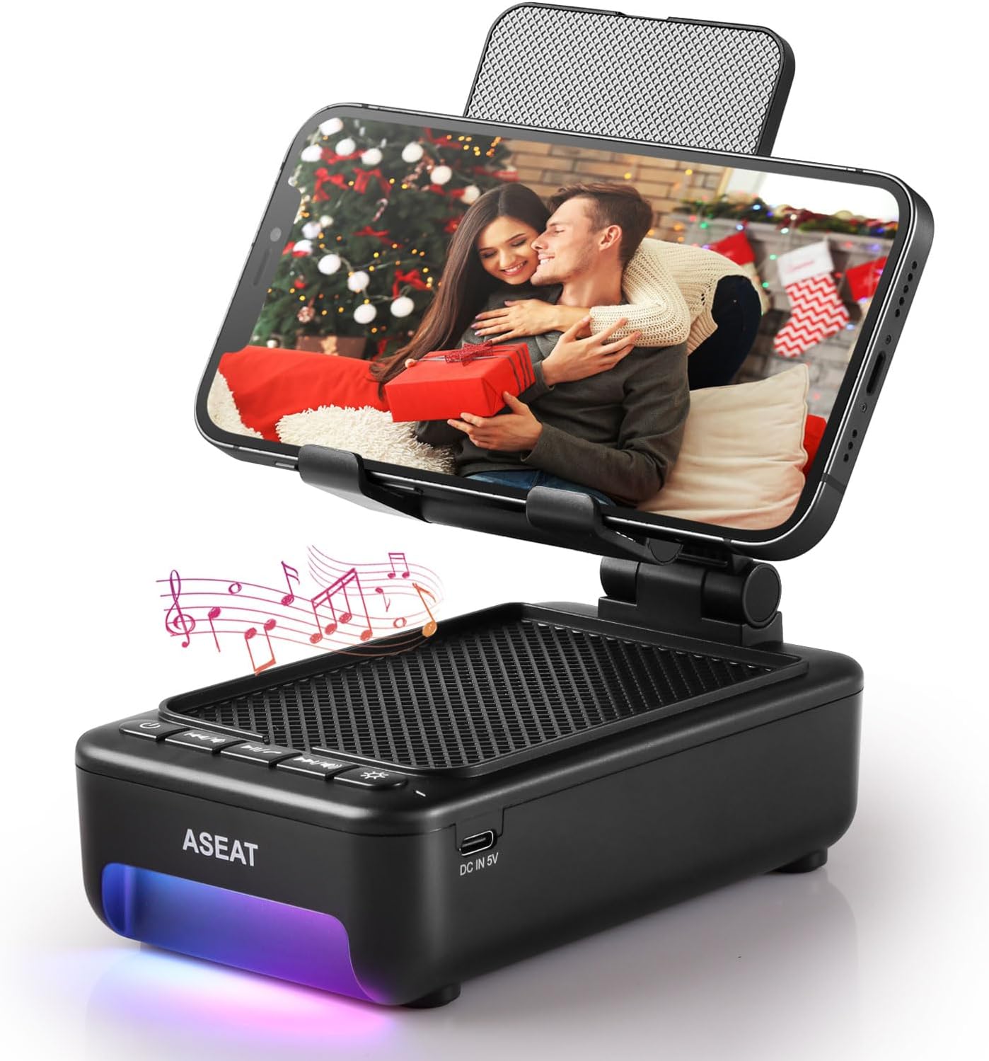 Unique Gifts for Men Him with Bluetooth Speaker & Color Lights