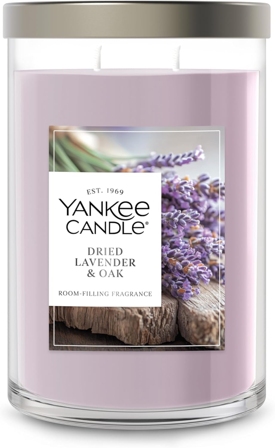 Yankee Candle Large Tumbler Dried Lavender & Oak 20 oz Candle