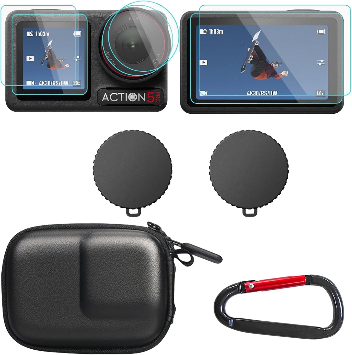 DJI Osmo Action 5 Pro Bundle: Carry, Protect, Enhance!