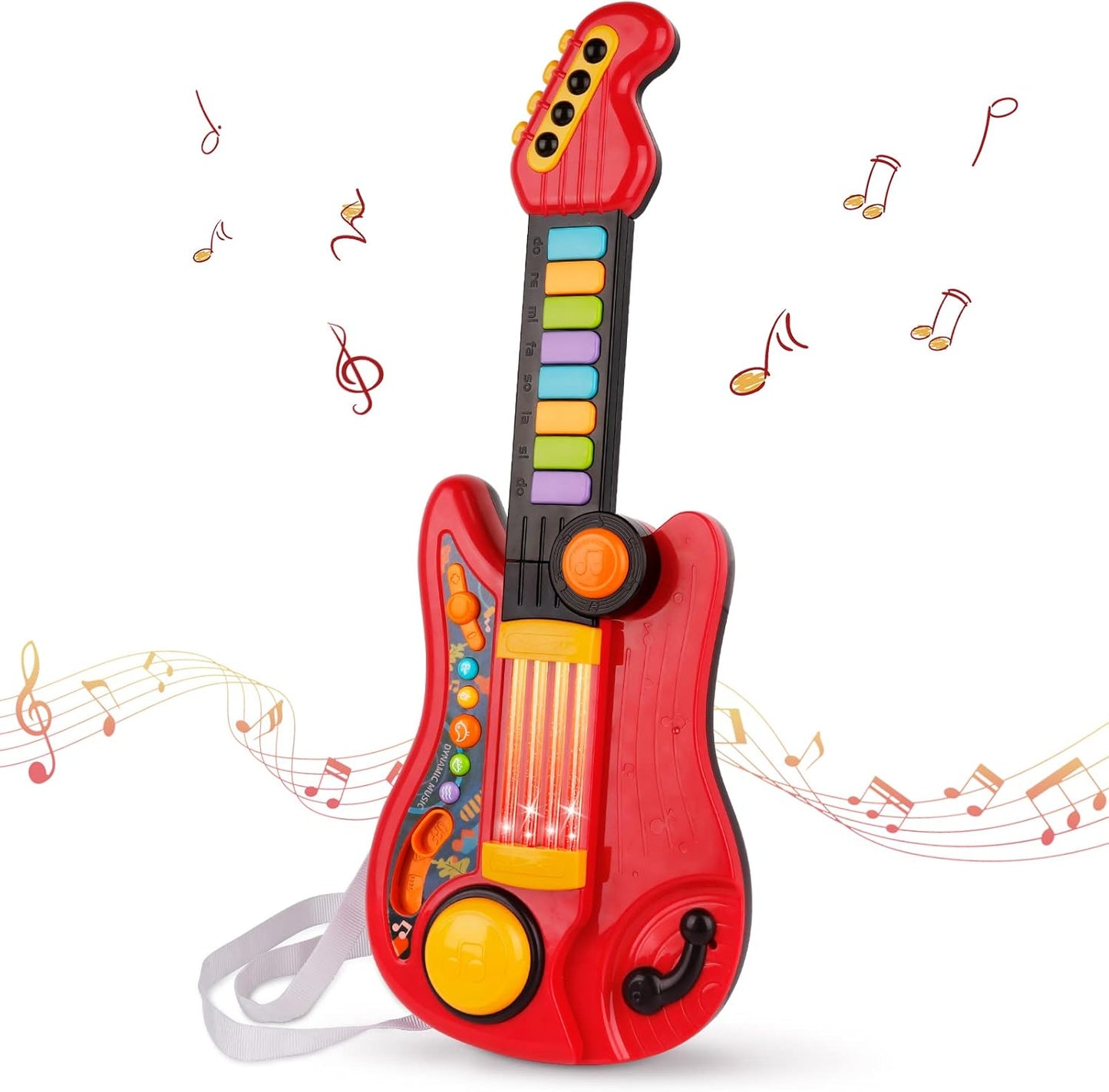 2-in-1 Kids Guitar & Piano Toy | Electric | Music Fun