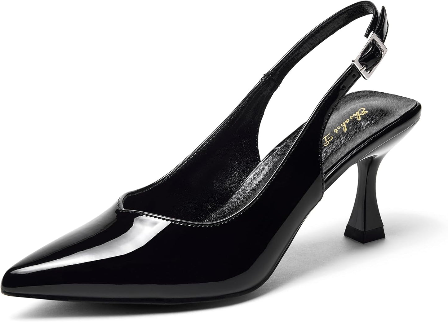 Elisabet Tang Women's Kitten Heel Slingback Pumps for Elegance