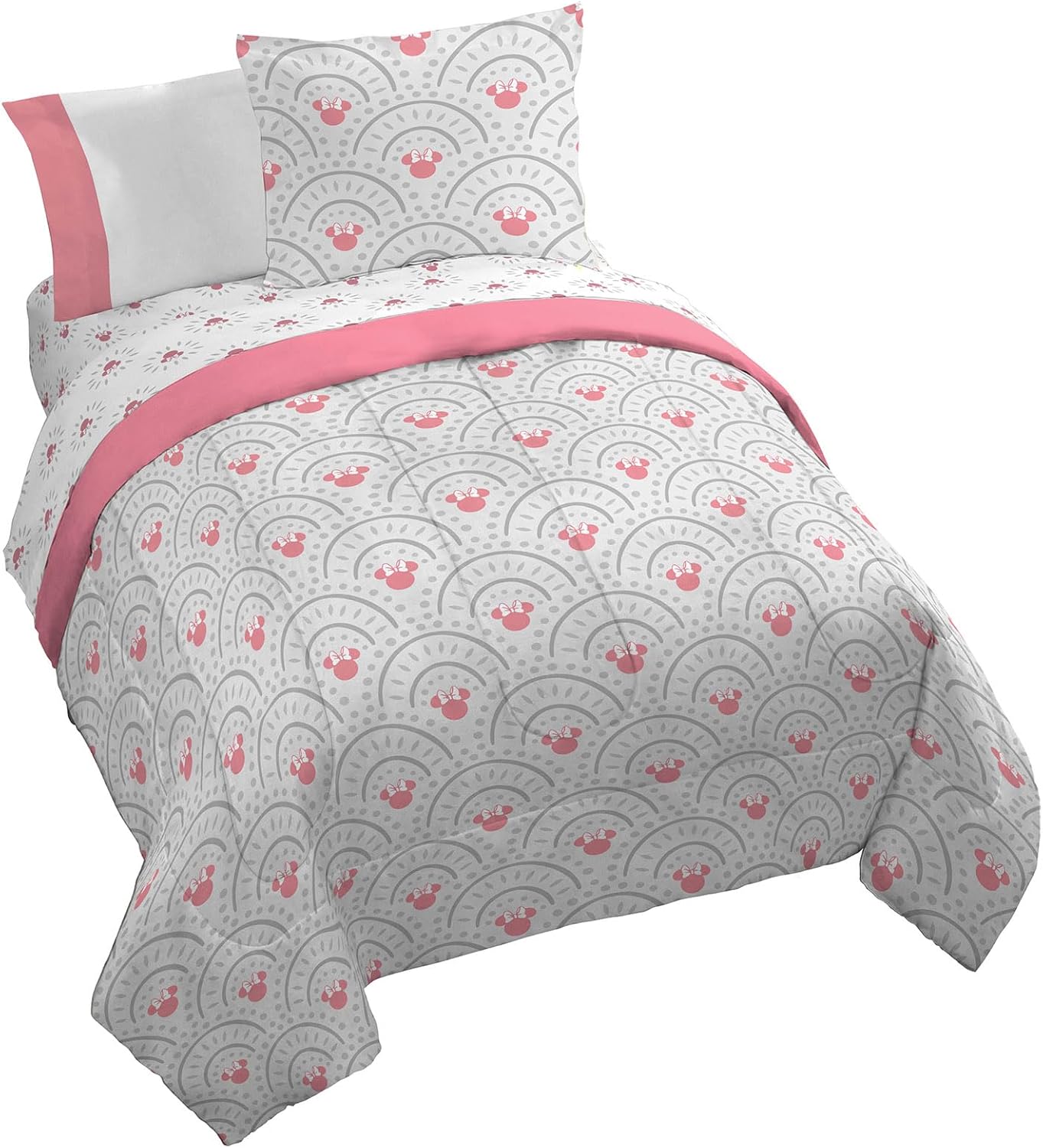 Disney Minnie Mouse Queen Comforter Set - 7 Piece Bedding