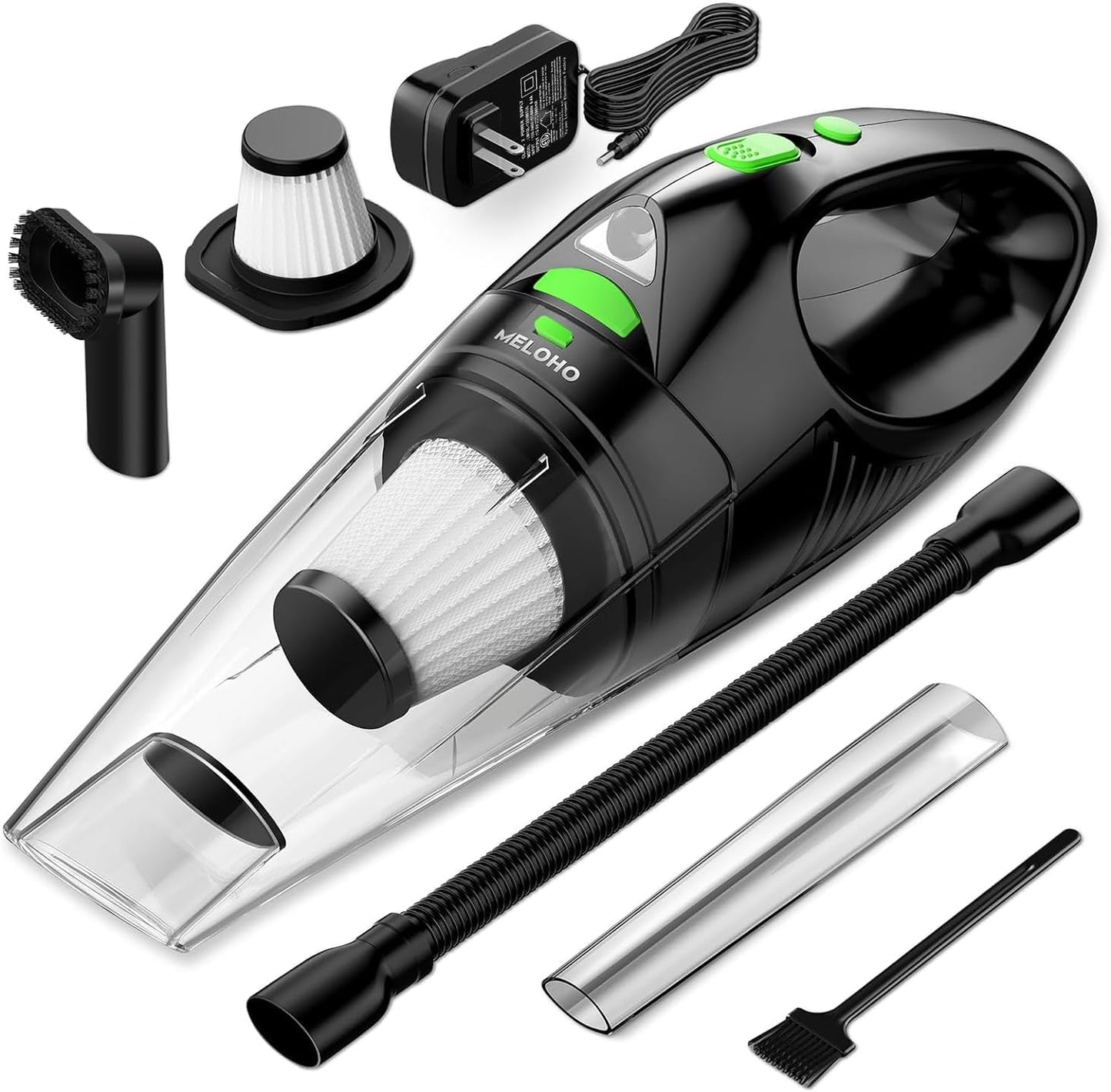 MELOHO High Power Cordless Car Vacuum