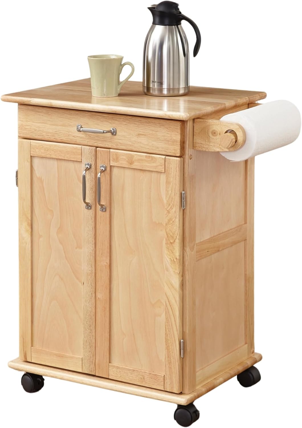 Portable Natural Kitchen Cart by Homestyles