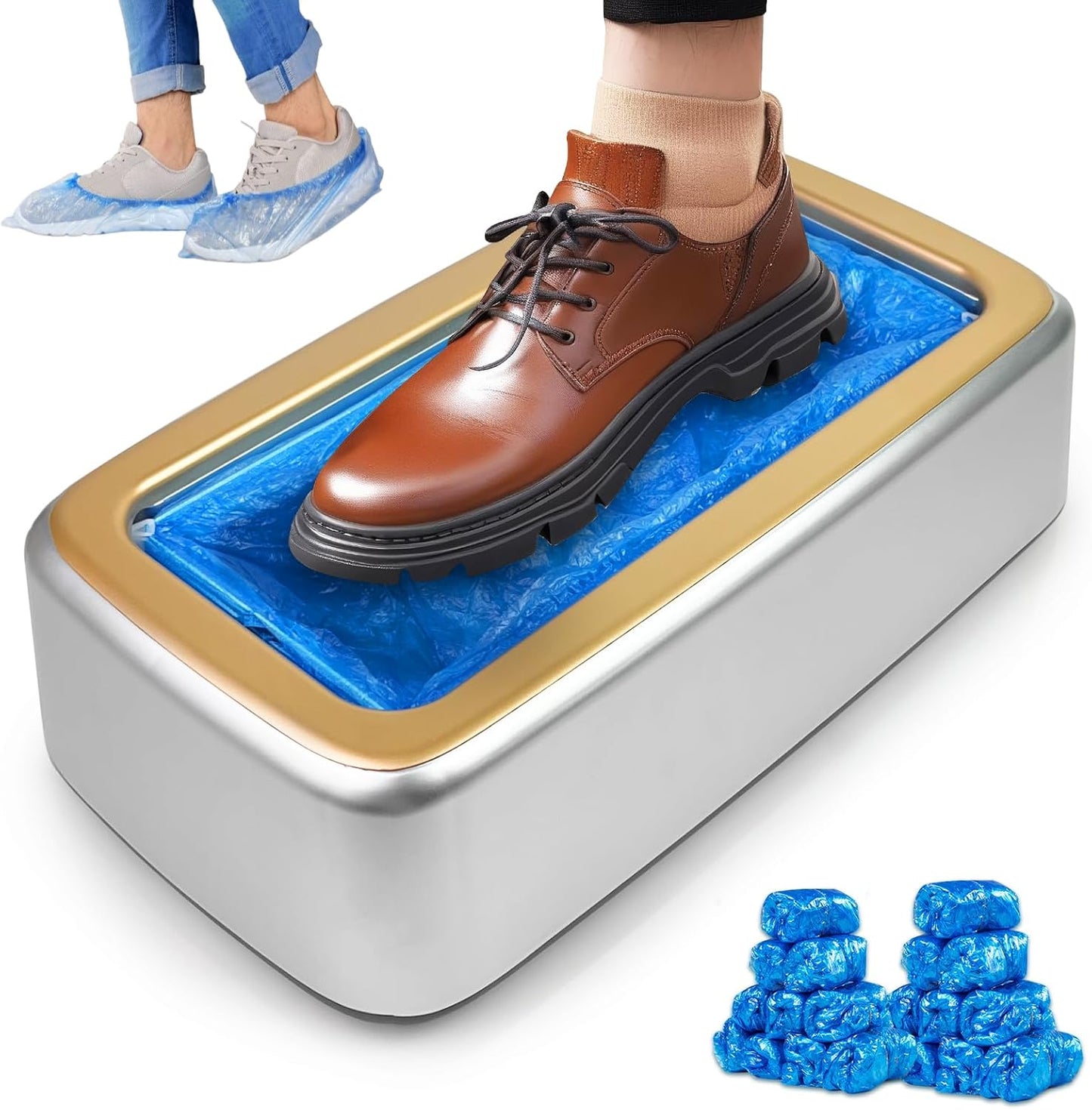Automatic Shoe Cover Machine with 200 Disposable Covers