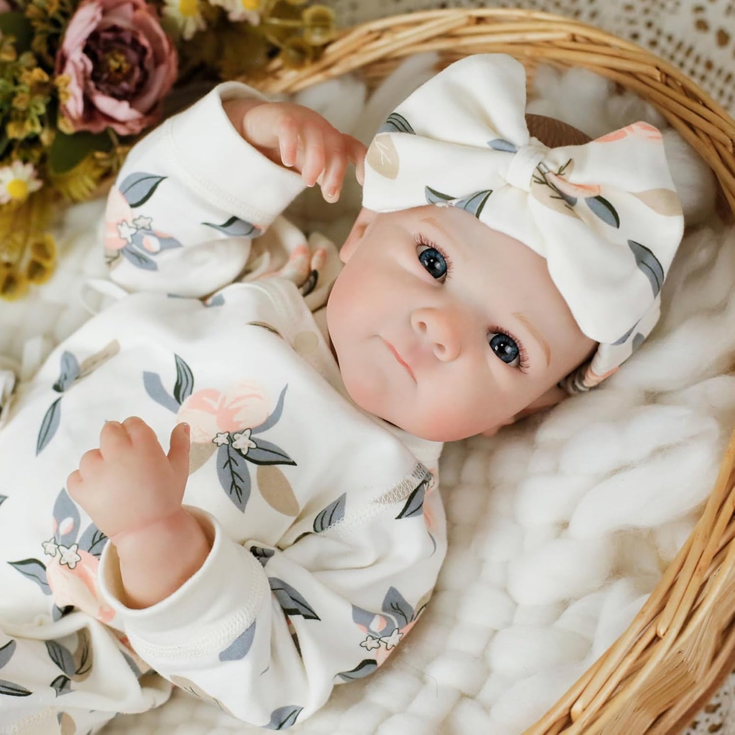 Lifelike Reborn Baby Dolls - 20Inch Realistic Baby Girls Doll