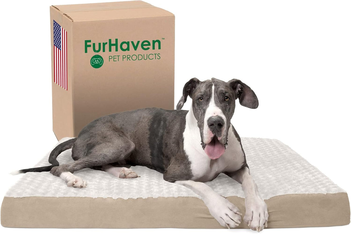 Furhaven Orthopedic Dog Bed for Large Dogs - Ultra Plush Comfort