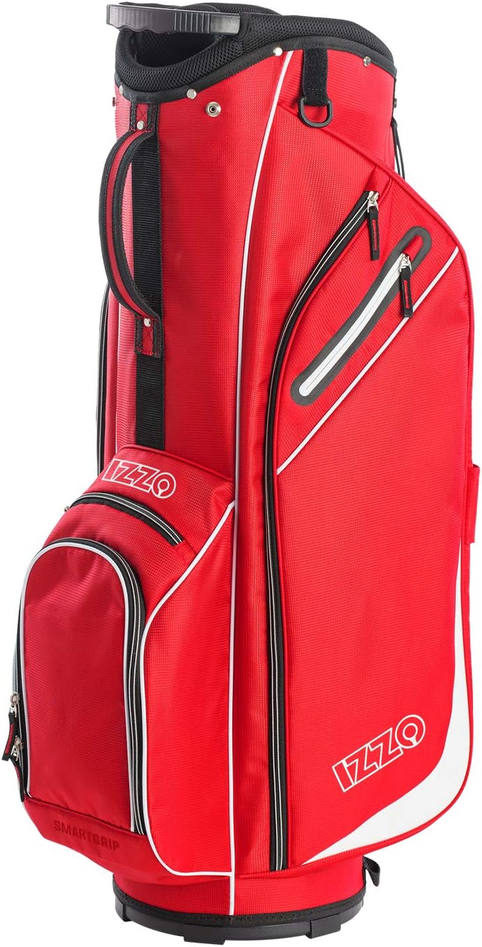 IZZO Ultra Lite Golf Cart Bag: Lightweight, Durable & Organized