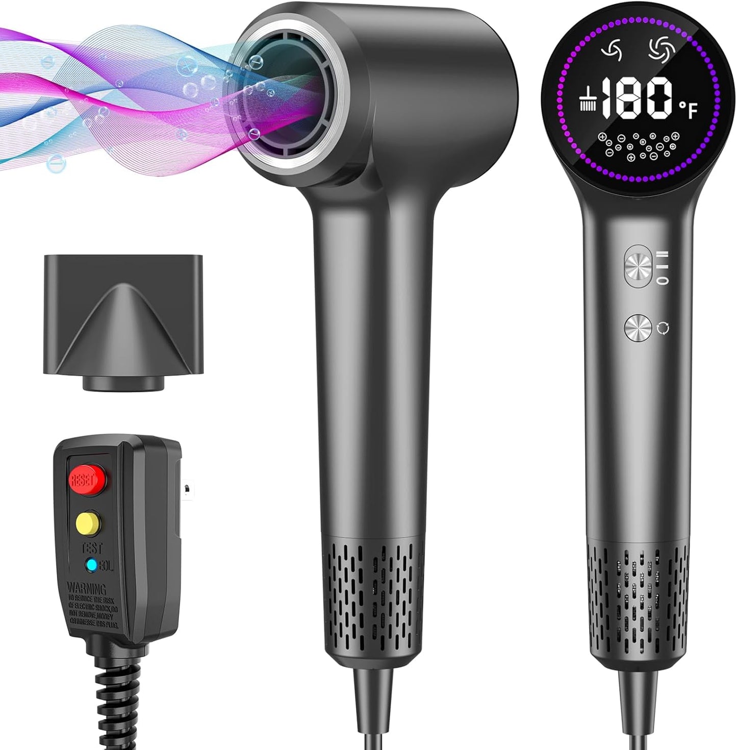 HOTLIFE Ionic Hair Dryer: 110,000 RPM Fast Drying