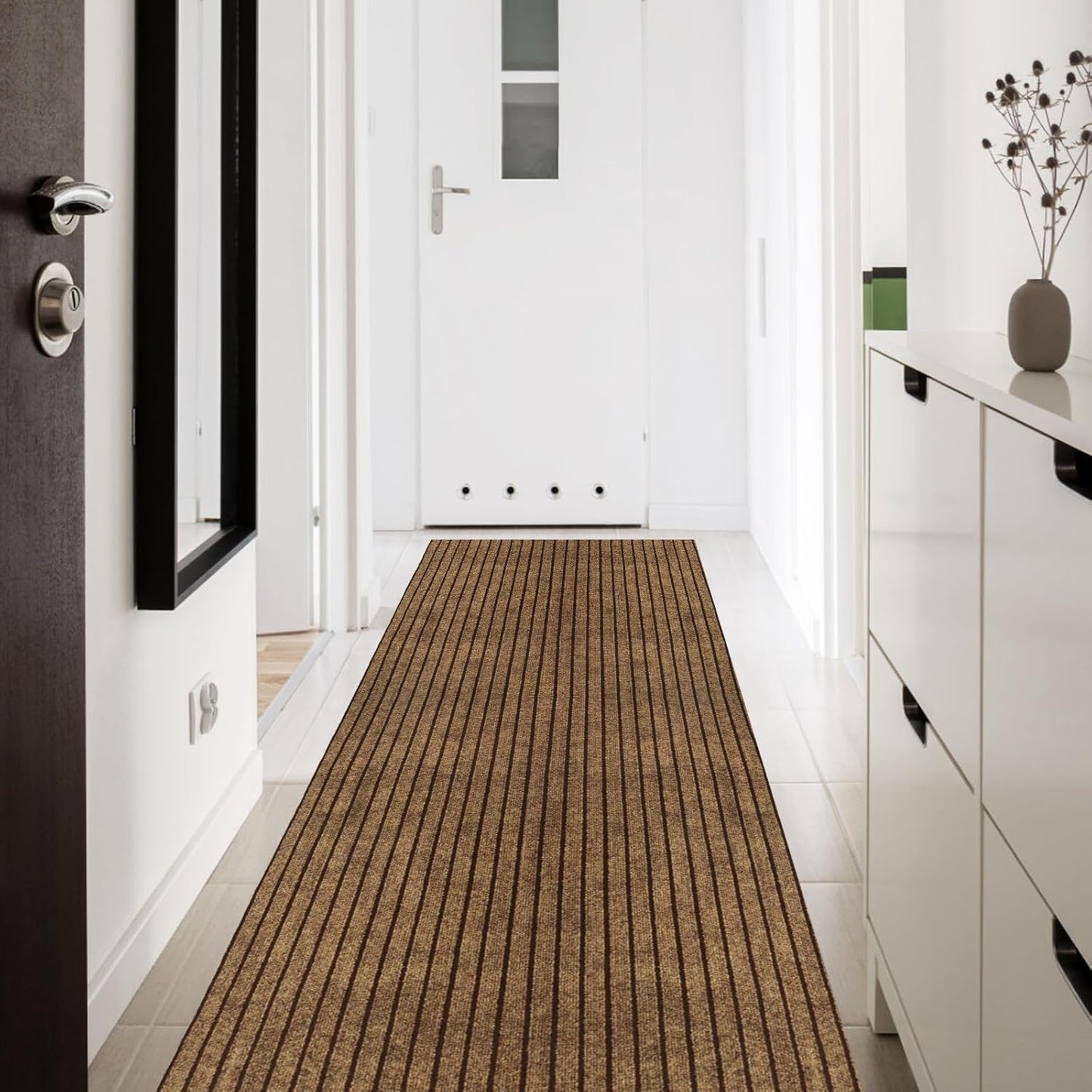 Custom Size Runner Rug with Non-Slip Backing for Any Space