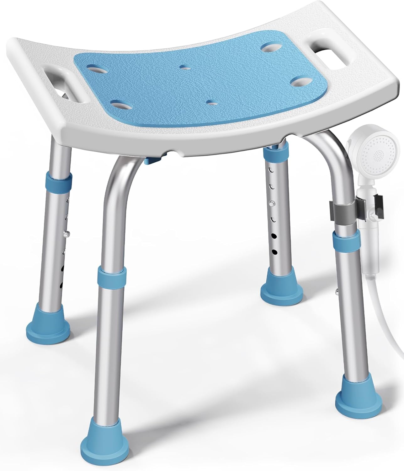 HOMLAND Shower Chair for Inside Shower - Adjustable Bath Stool