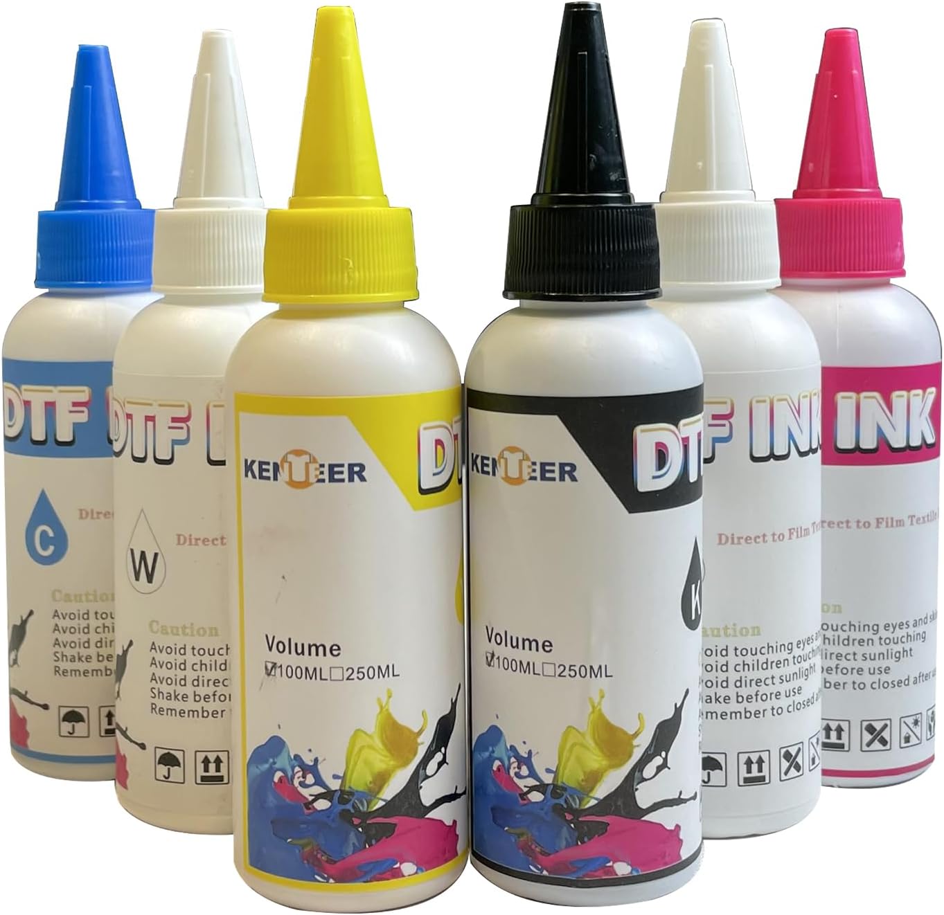 Vivid DTF Transfer Ink 600ML Kit for Epson Printers - 6 Colors