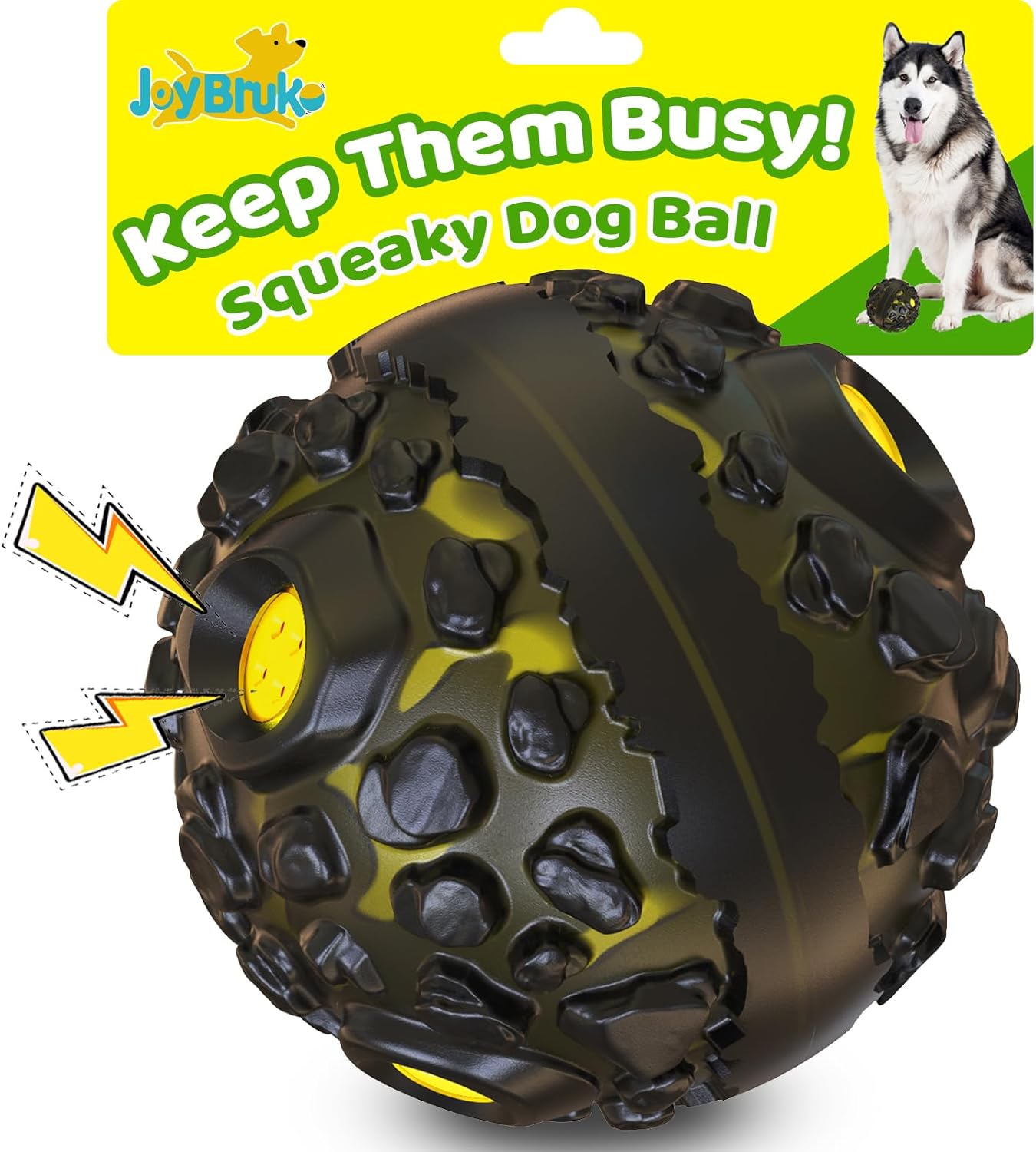 JoyBruko Durable Chew Toy - Fun Squeaky Sound