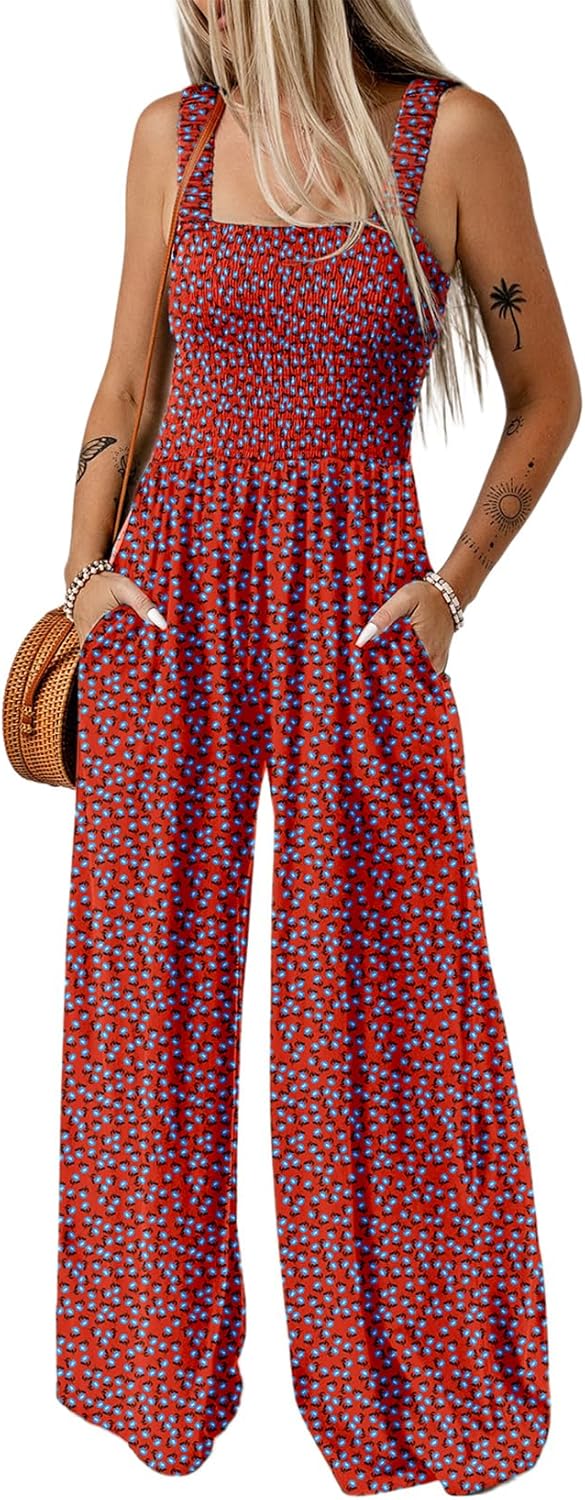 Dokotoo Women's Casual Loose Overalls Jumpsuits for Summer Fun
