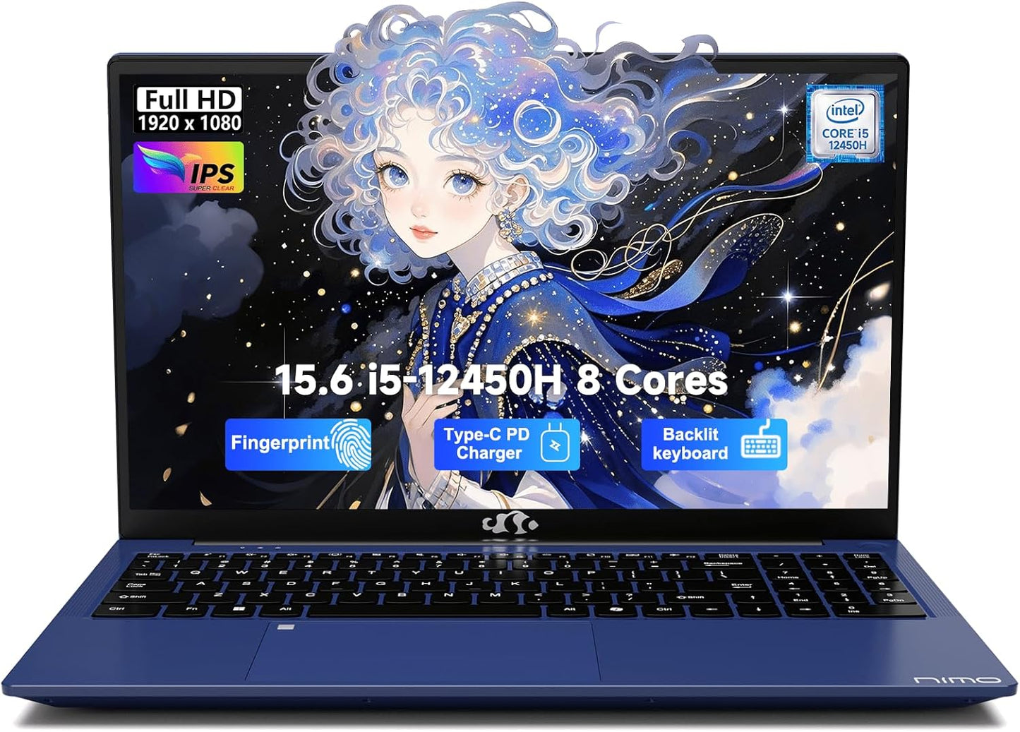 NIMO 15.6 FHD IPS Student Laptop with Intel i5 Performance