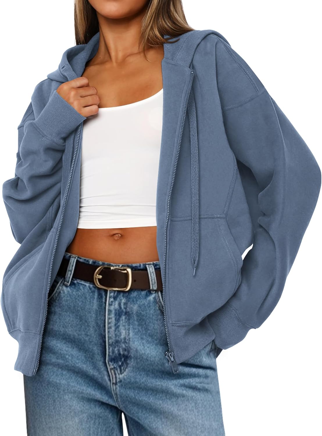 Cozy Oversized Hoodie with Pockets by MASCOMODA