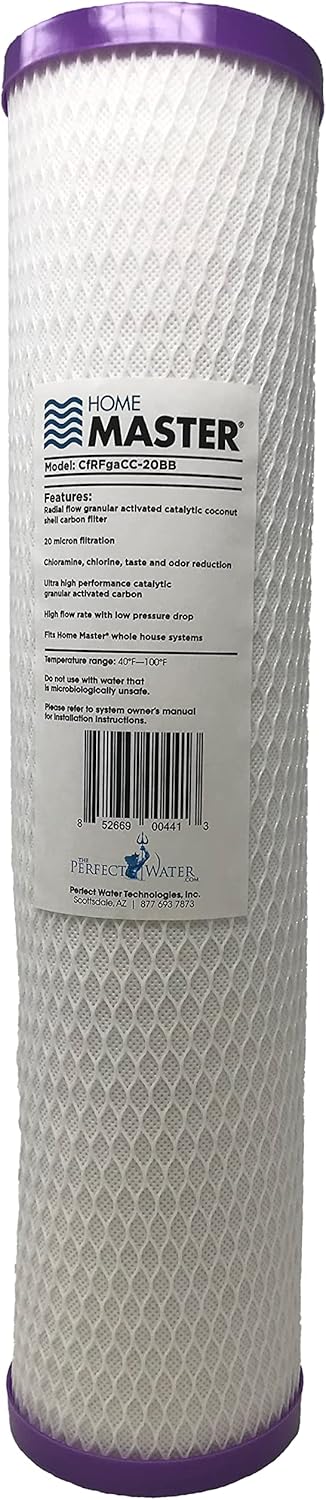 Home Master CfRFgaCC-20BB Replacement Whole House Water Filter