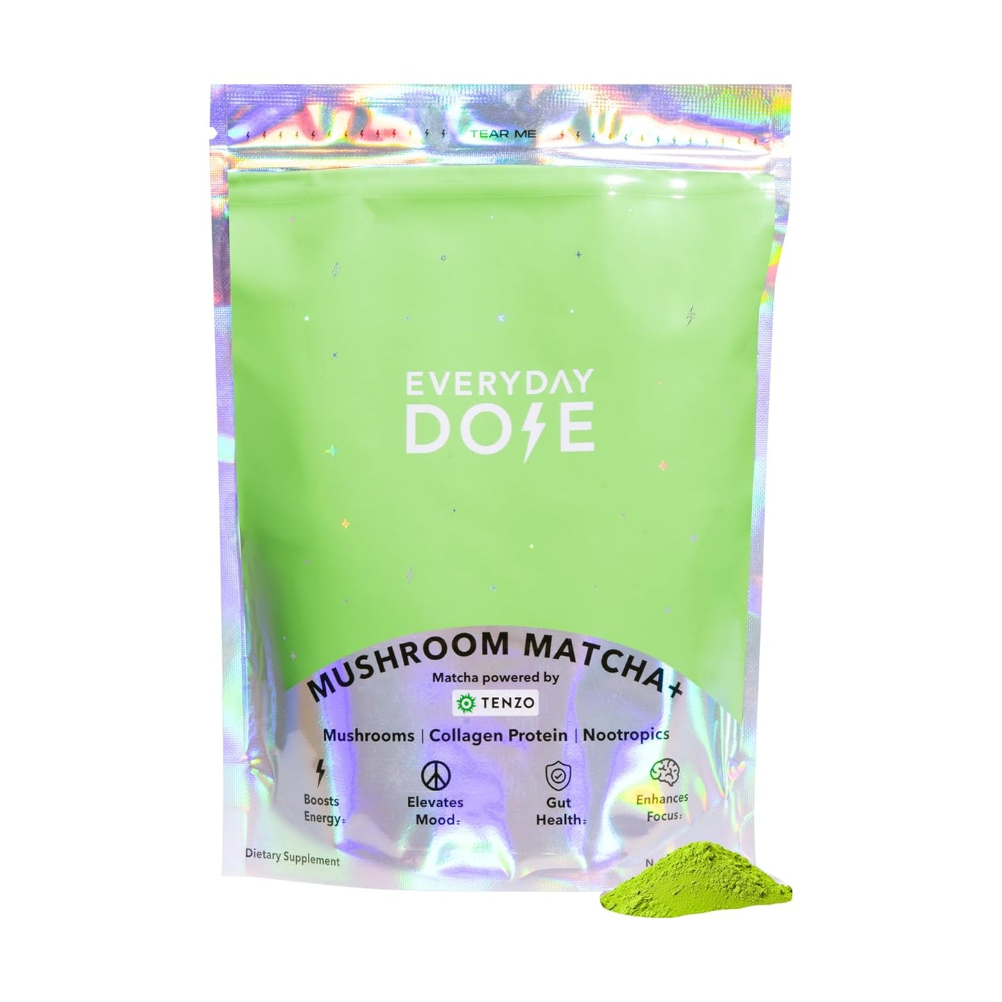 Immune-Boosting Mushroom Matcha+ Collagen Tea