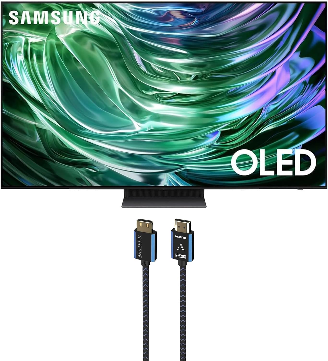 Immerse in 4K Brilliance with Samsung TV & Austere Cable