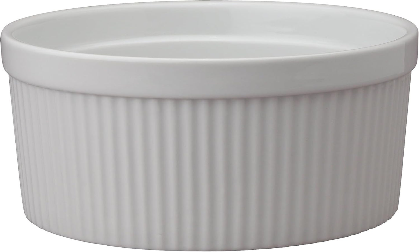 HIC Kitchen Souffle Dish for Baking Souffles and Casseroles