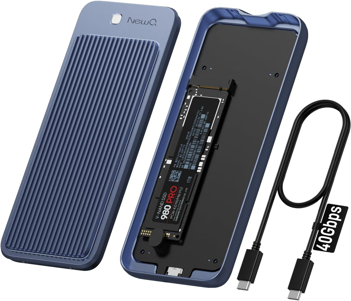 Enhanced USB4 M.2 NVMe PCIe SSD Enclosure for Fast Transfers