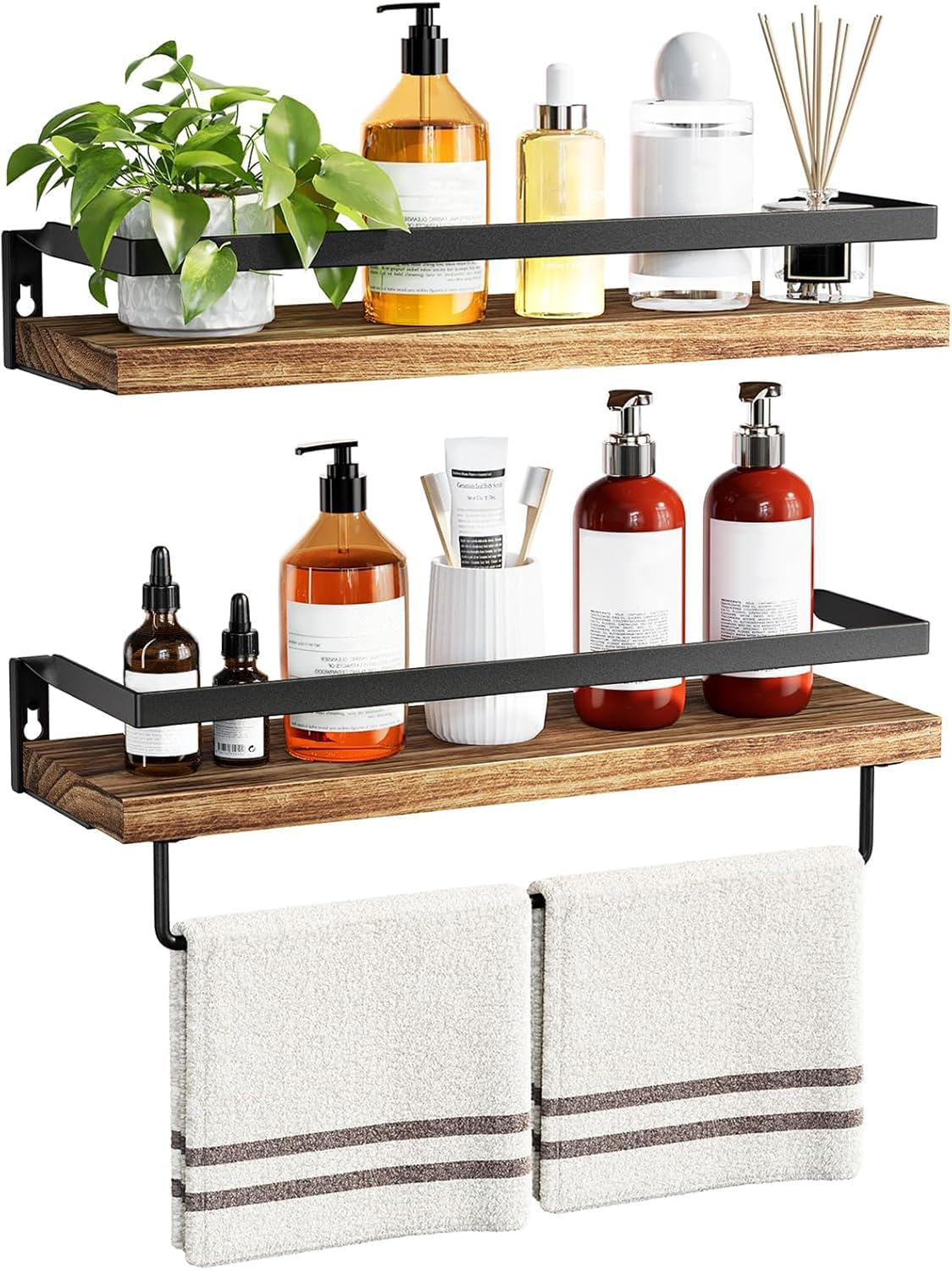 Floating Shelves Wall Mounted for Bathroom, Kitchen, Bedroom
