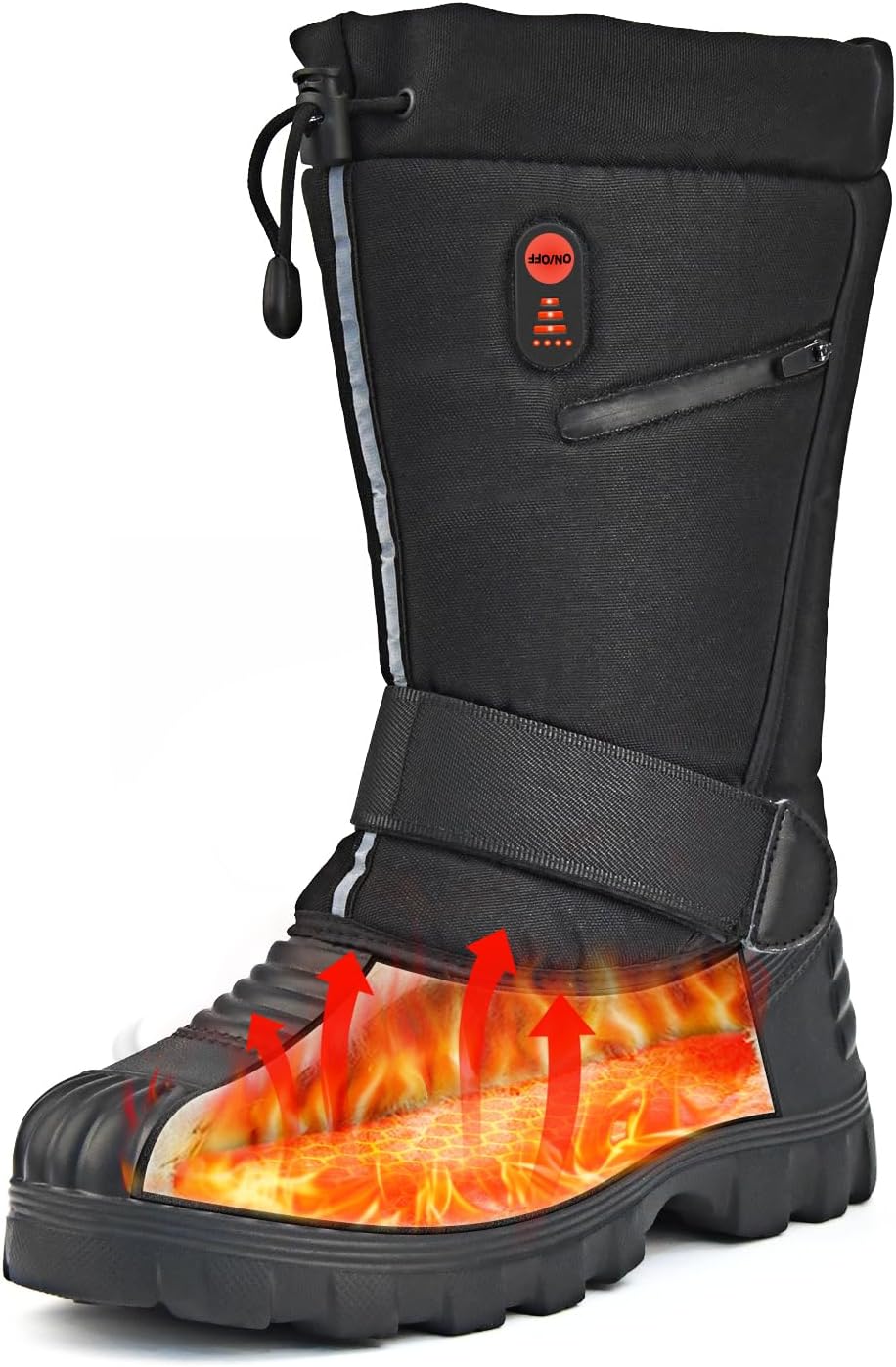 Heated Snow Boots for Men Women Waterproof Insulated Shell
