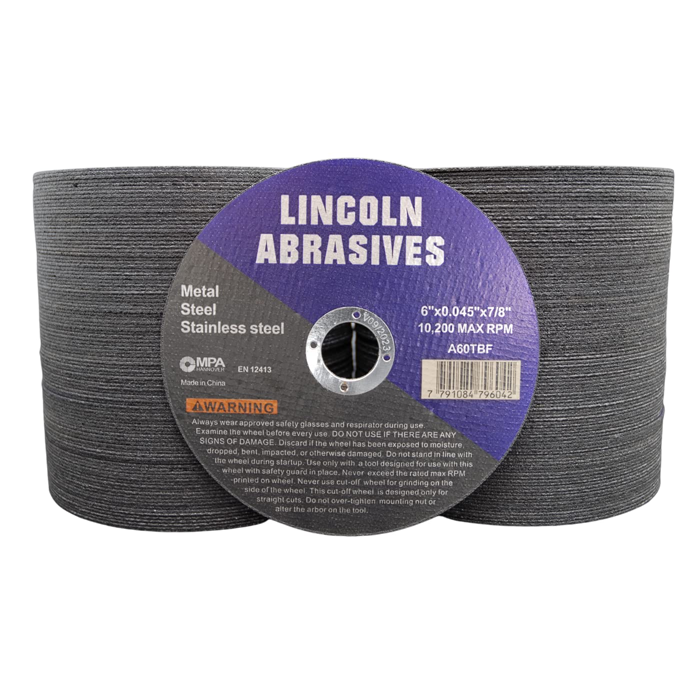 200 Pack 6 Inch Cut-Off Wheels for Metal & Stainless Steel
