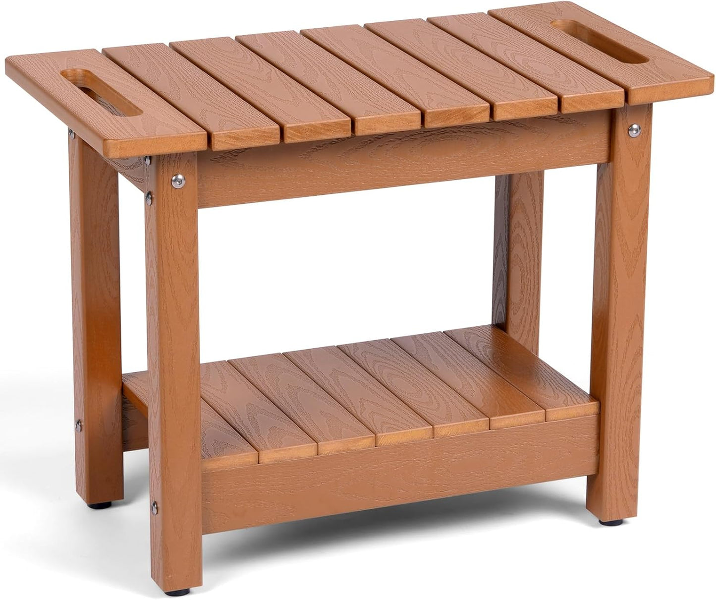 Waterproof Shower Bench for Shaving Legs and Storage Shelf