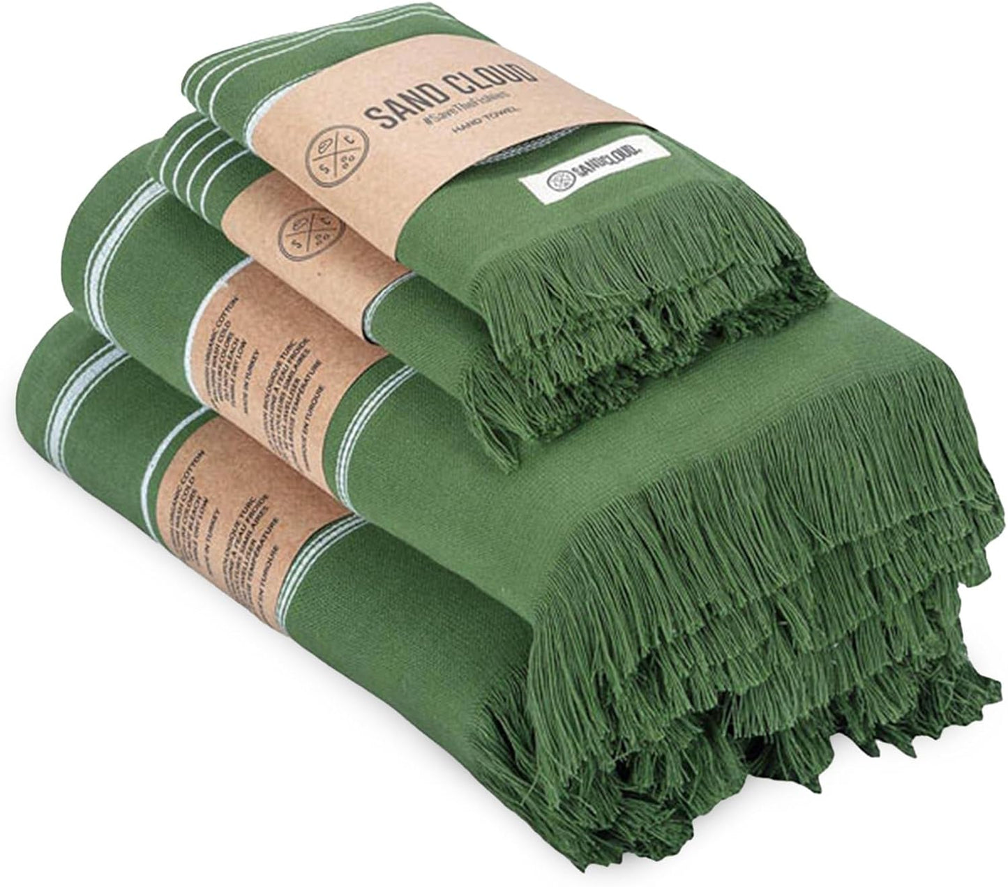 Sand Cloud Turkish Bath Towels Bundle - Soft & Absorbent Set