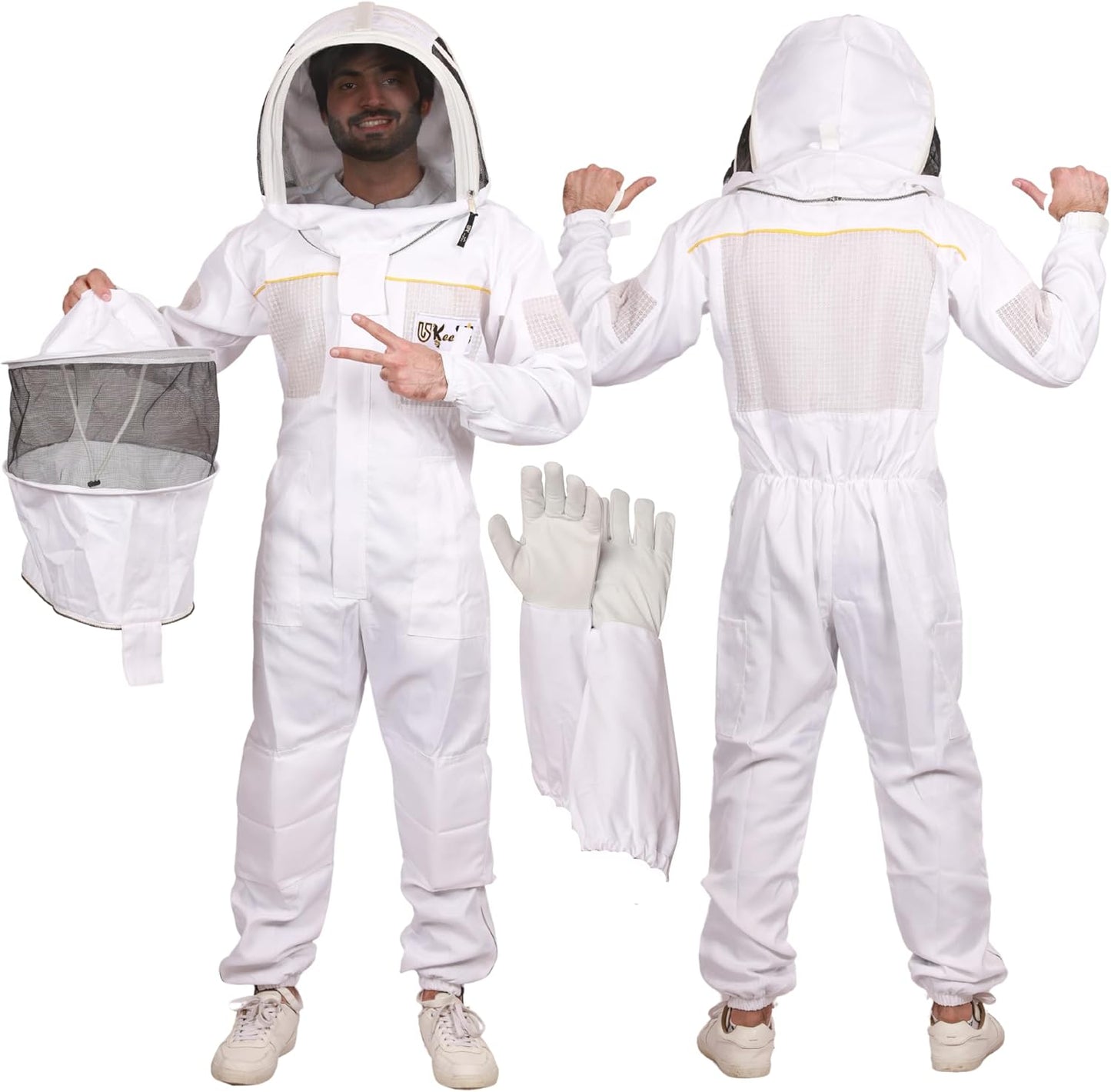 Ultra-Ventilated Polycotton Beekeeping Suit for All Apiarists