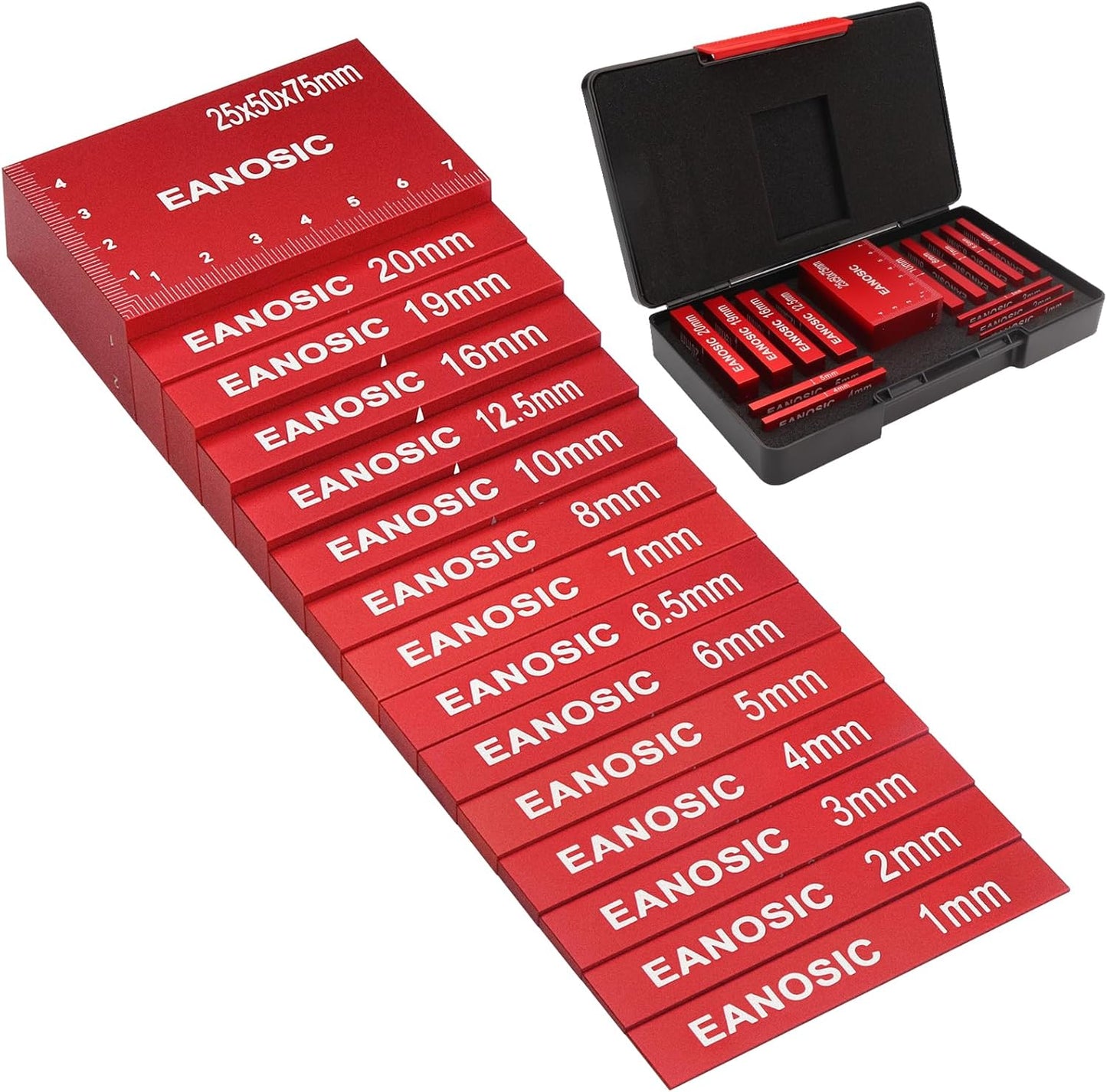 Metric Setup Blocks Height Gauge Set for Precision Woodworking