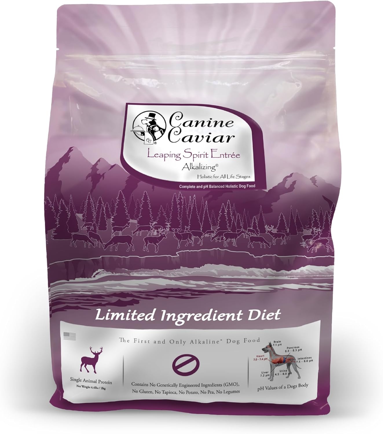 Canine Caviar Leaping Spirit Venison & Pearl Millet Dog Food