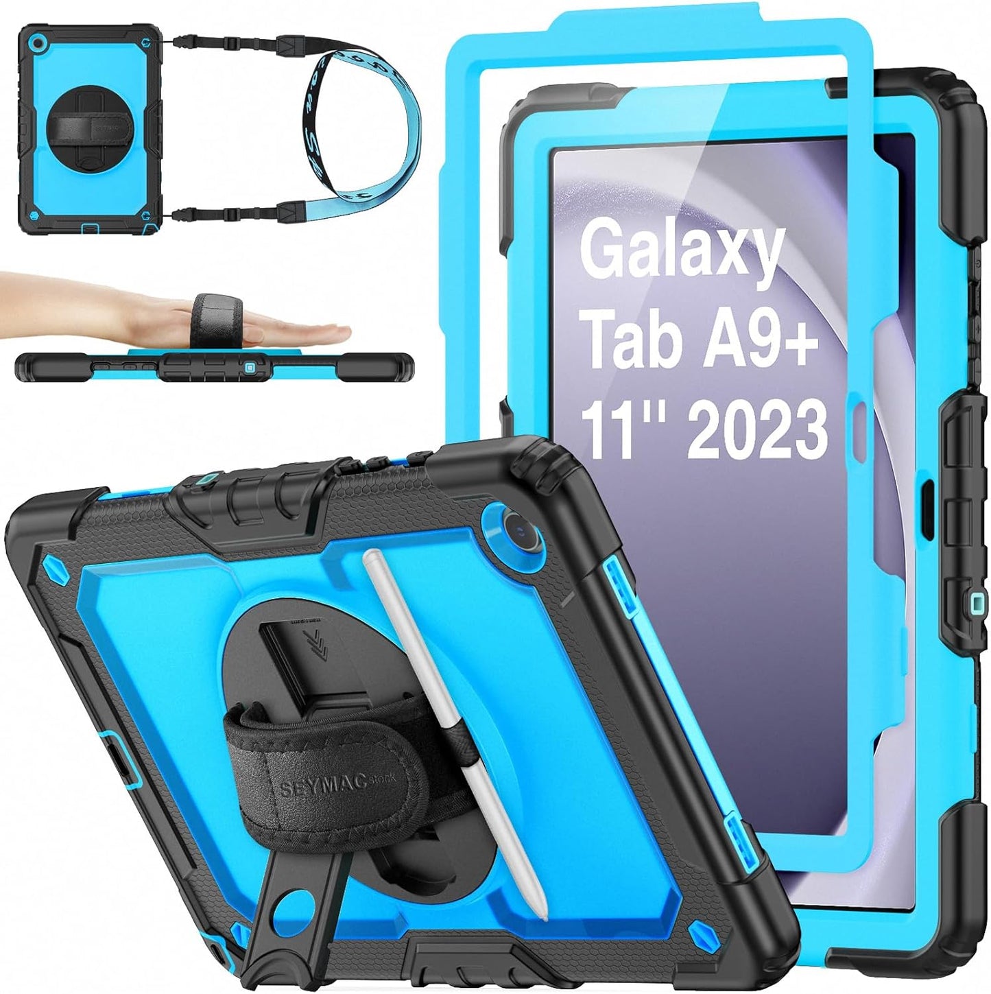SEYMAC stock Case for Samsung Galaxy Tab A9 Plus 11in