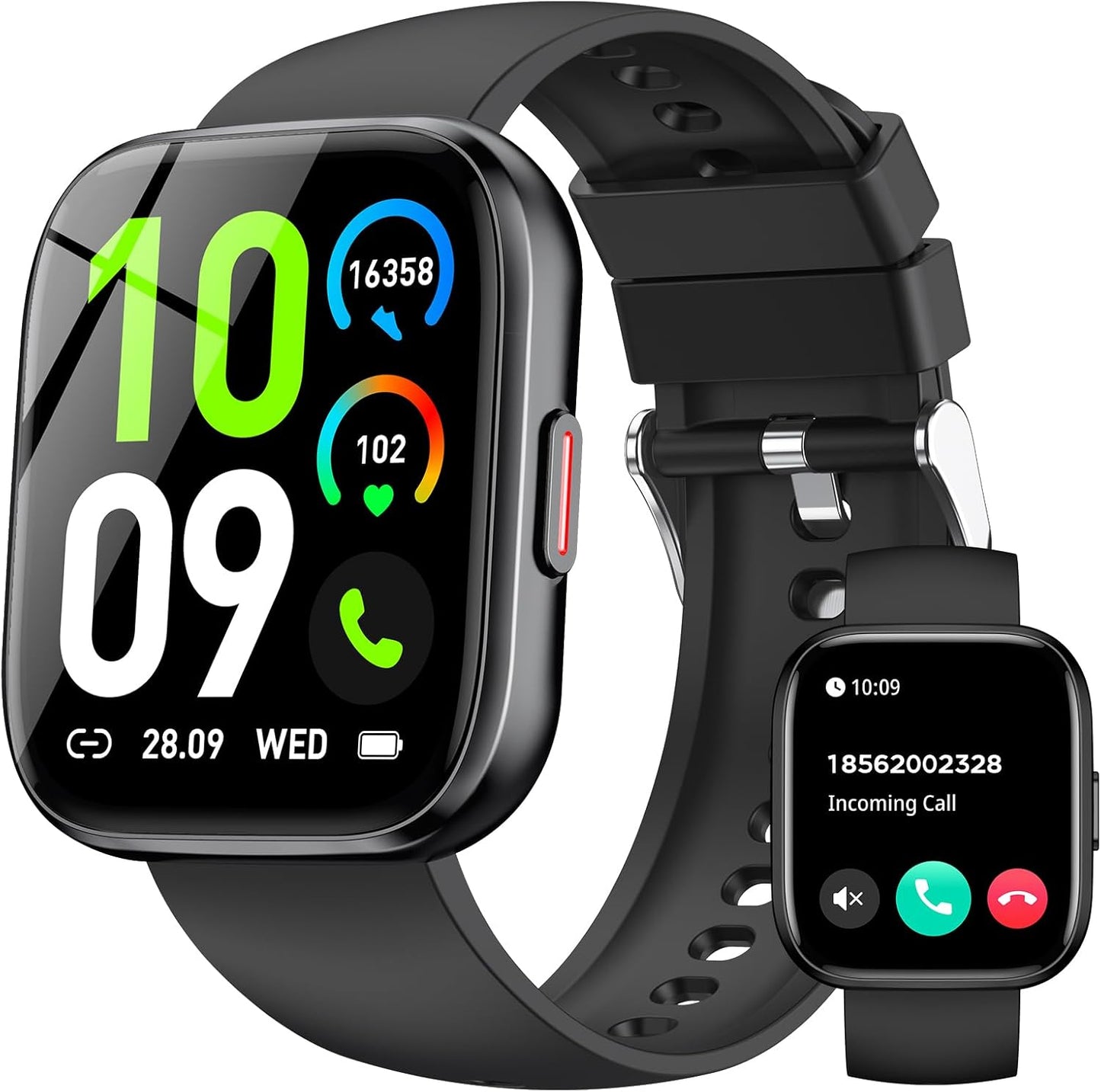 Paukila Smartwatch: Call Answer/Make, 120+ Sports Modes