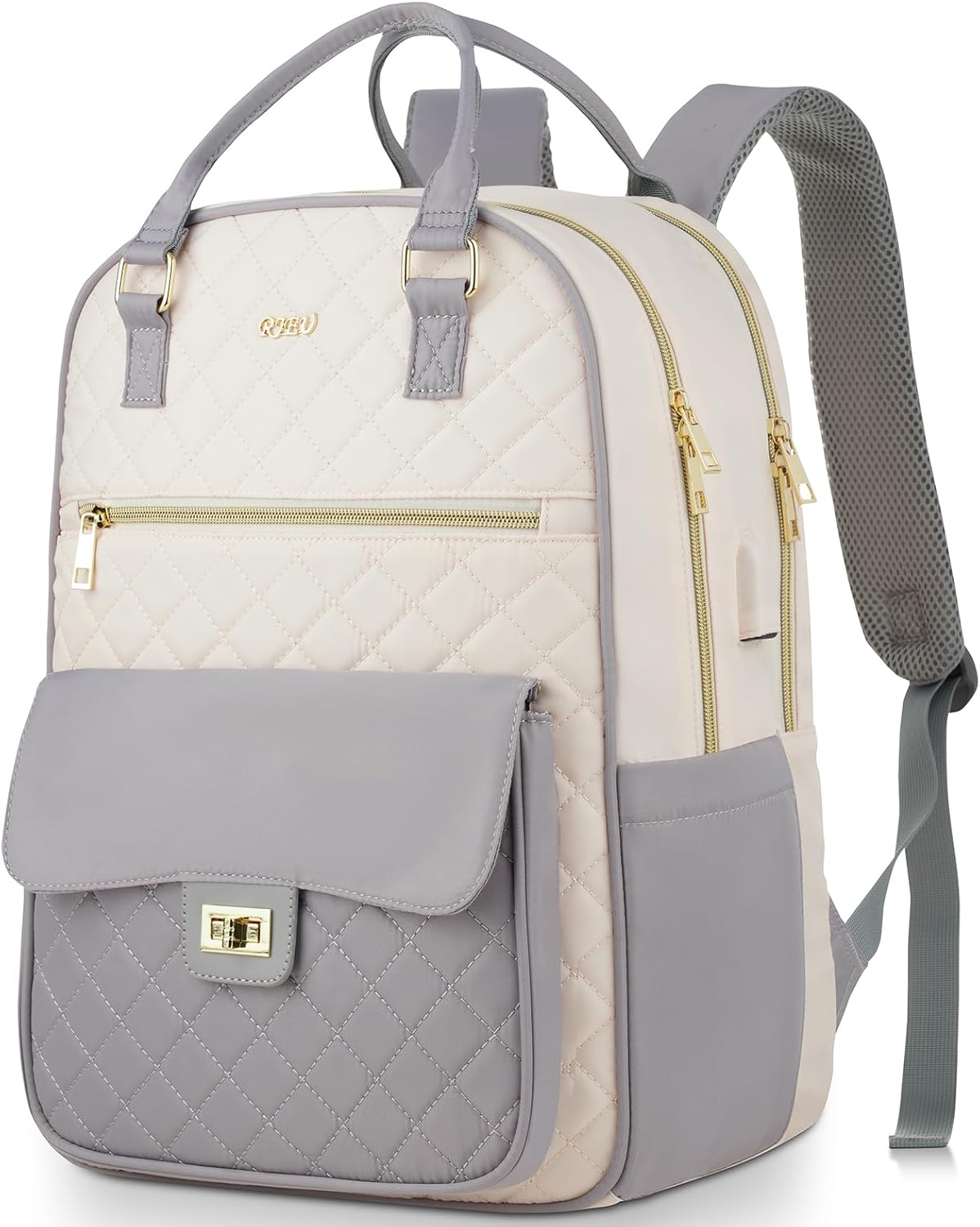 Teen Girls School Backpack with USB Charging Port for Travel