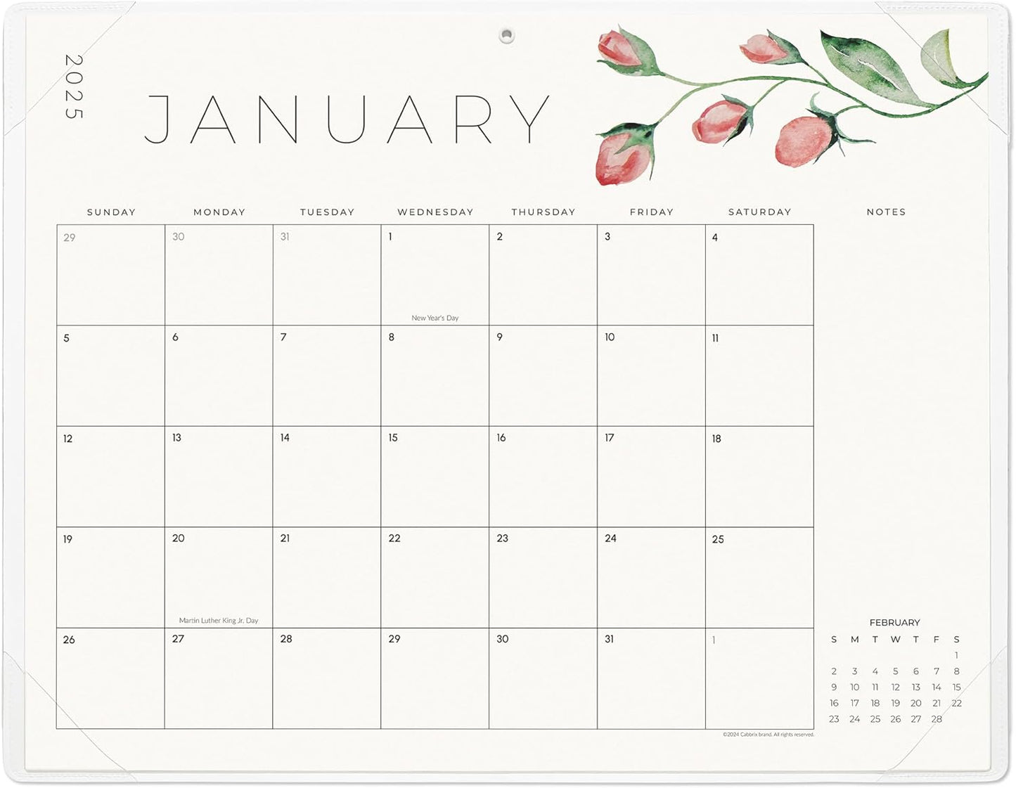Cabbrix 2025 Desk Calendar: Organize like a pro!