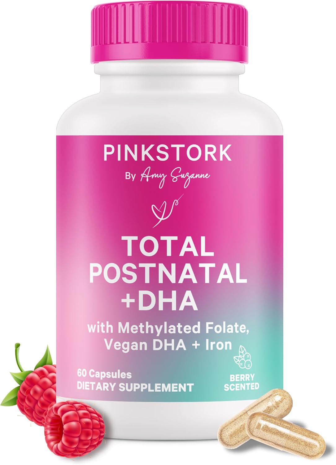 Pink Stork Total Postnatal Vitamins for Breastfeeding Moms