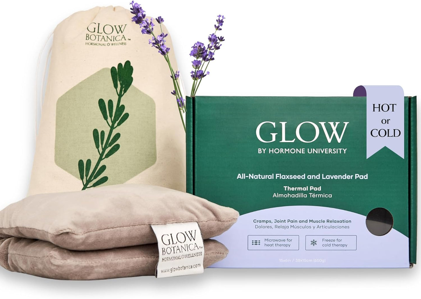 Lavender Infused Heating Pad - Natural Relief