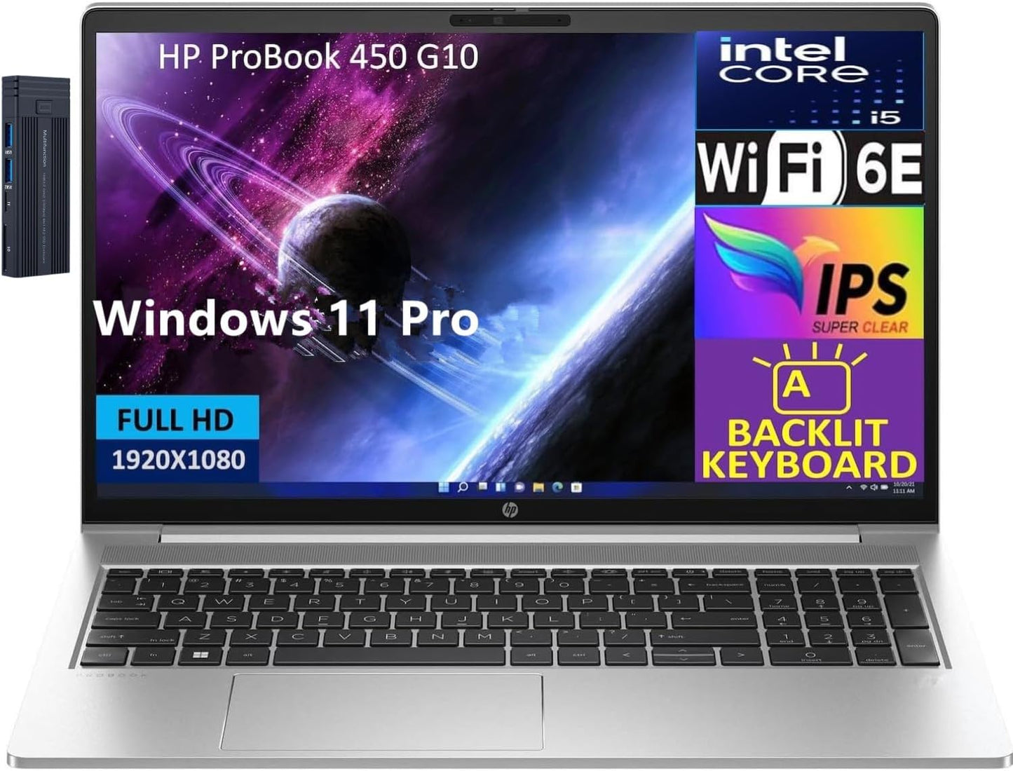 HP ProBook 450 G10 15.6 IPS FHD Laptop with Powerful Specs