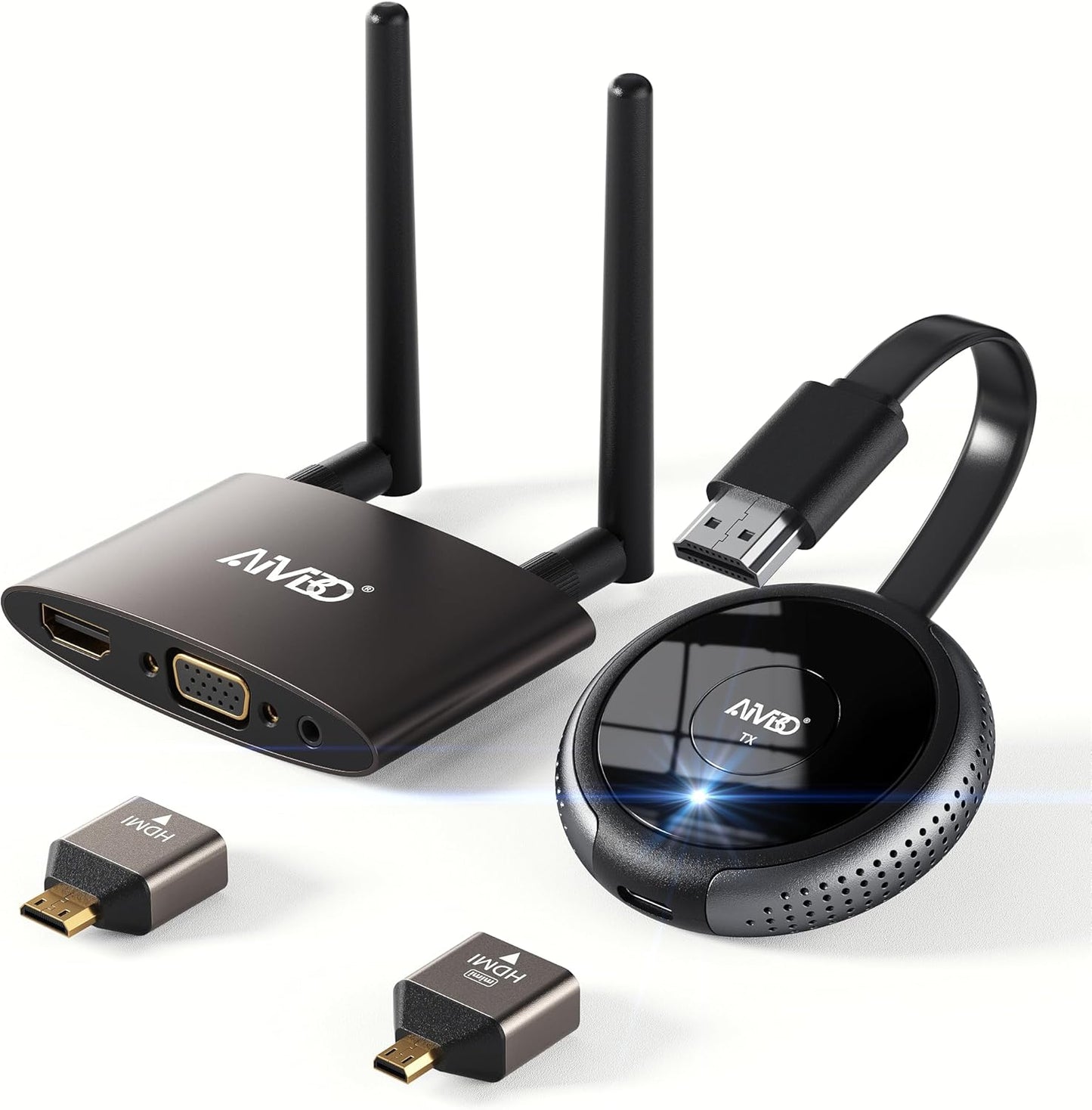 DRYMOKINI 4K Wireless HDMI Kit: Dual Screen Casting
