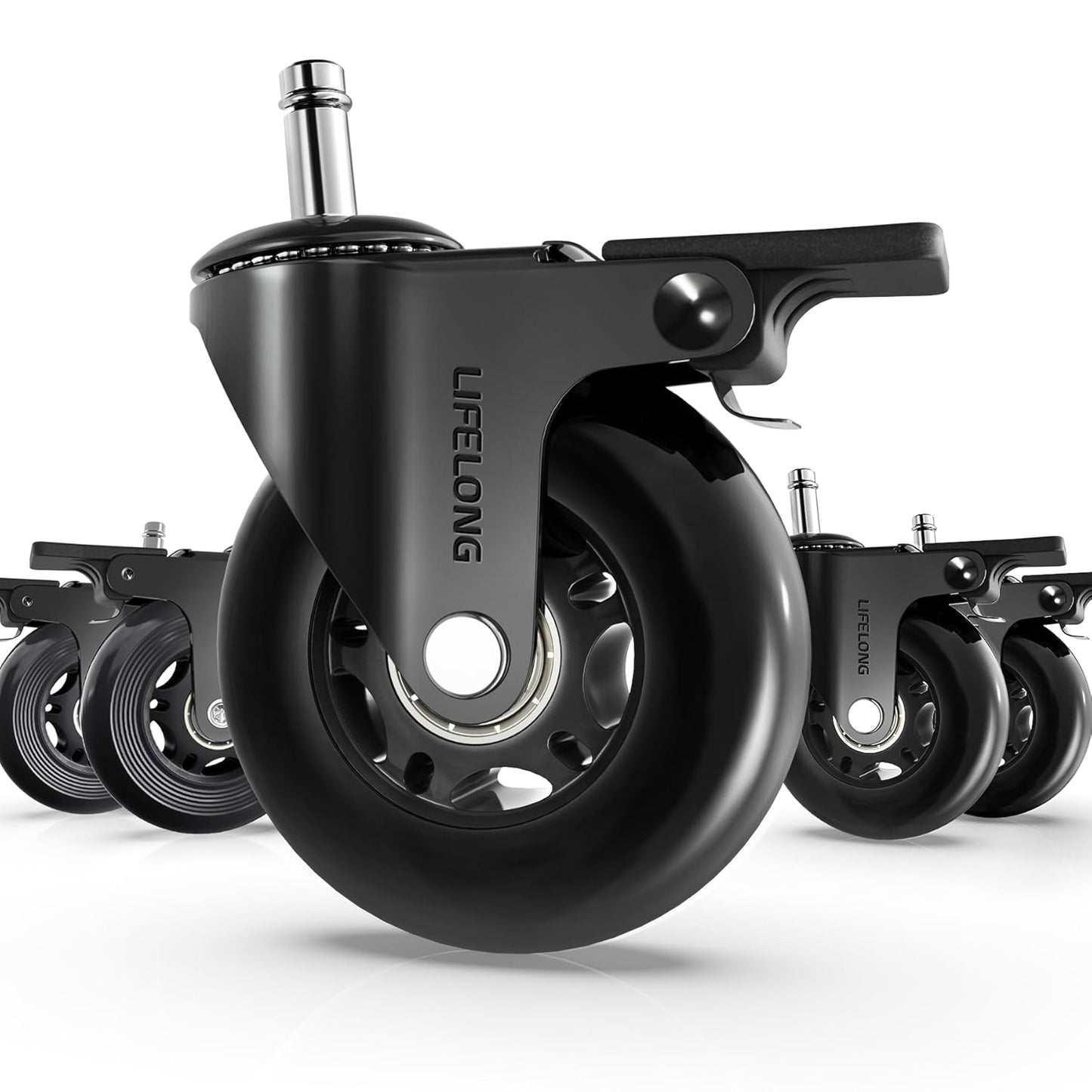 Lifelong Office Chair Wheels Replacement for Smooth Rolling