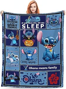 Kids Anime Throw Blanket - Kawaii Ugly Koala Fleece Blanket