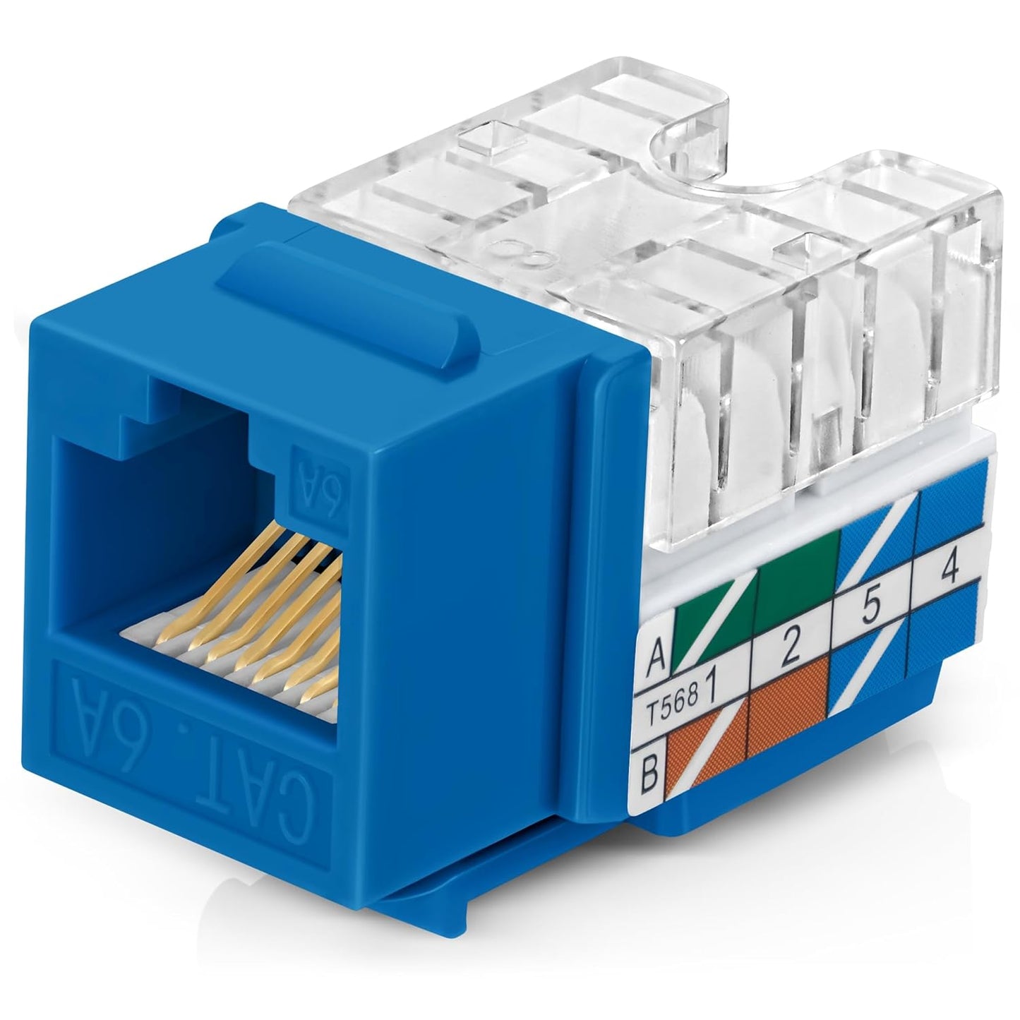 Everest 90 Angled RJ45 Cat6A Keystone Jacks 50-Pack Review