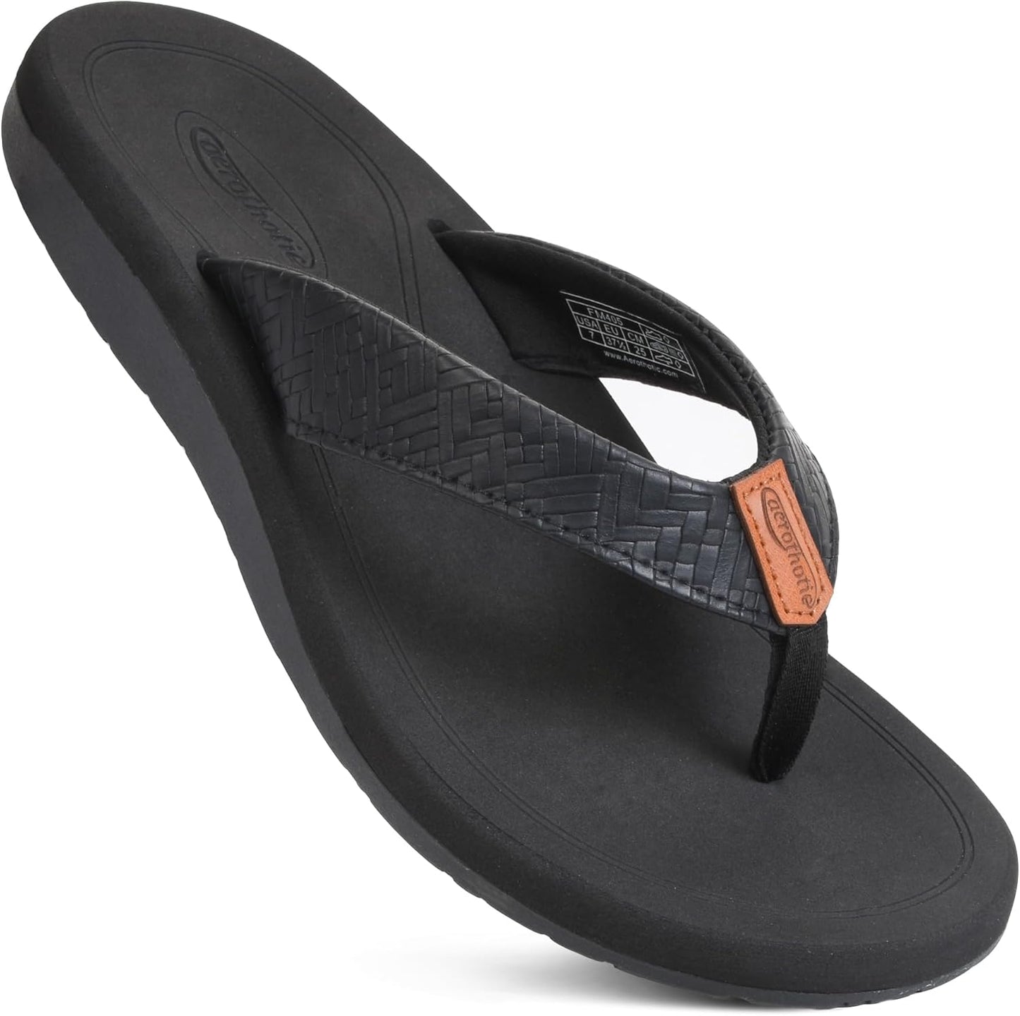 AEROTHOTIC Womens Flip Flops with Arch Support for Comfort