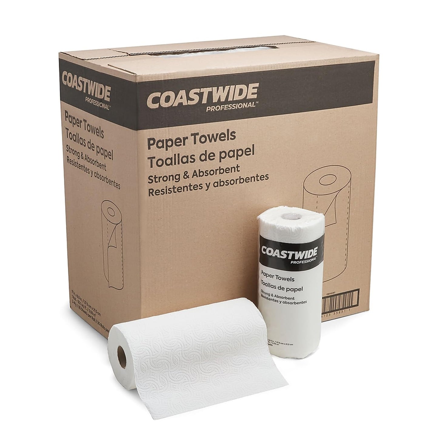 COASTWIDE 2-Ply Kitchen Paper Towels for All Your Cleaning Needs