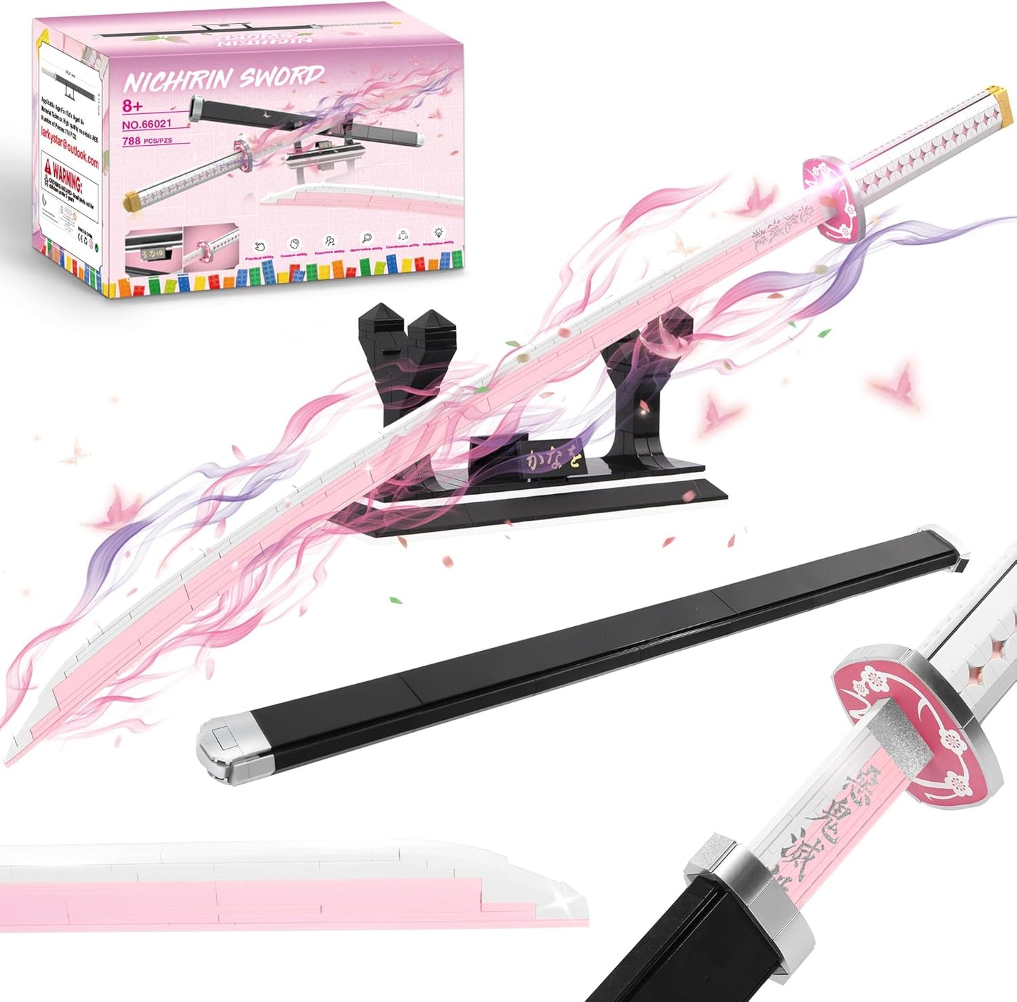 Swords Building Sets for Girl 8-14, 39in Tsuyuri Kanao Sword