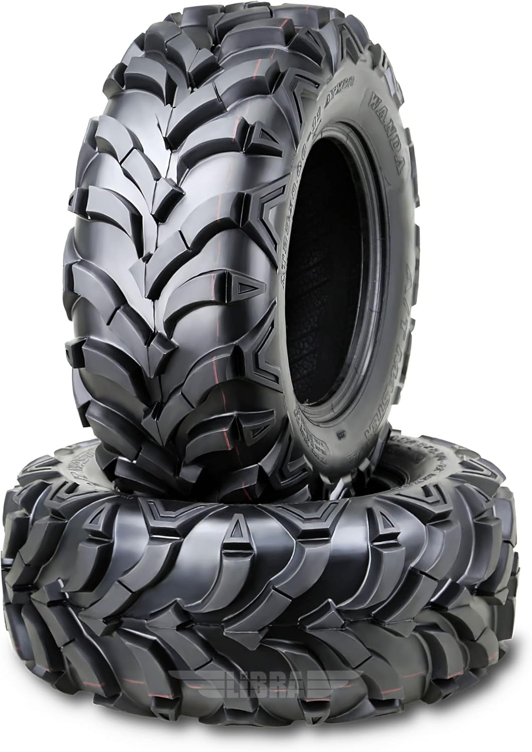 WANDA ATV Tire 24X8-11 Solid Mud Tread for All Terrains