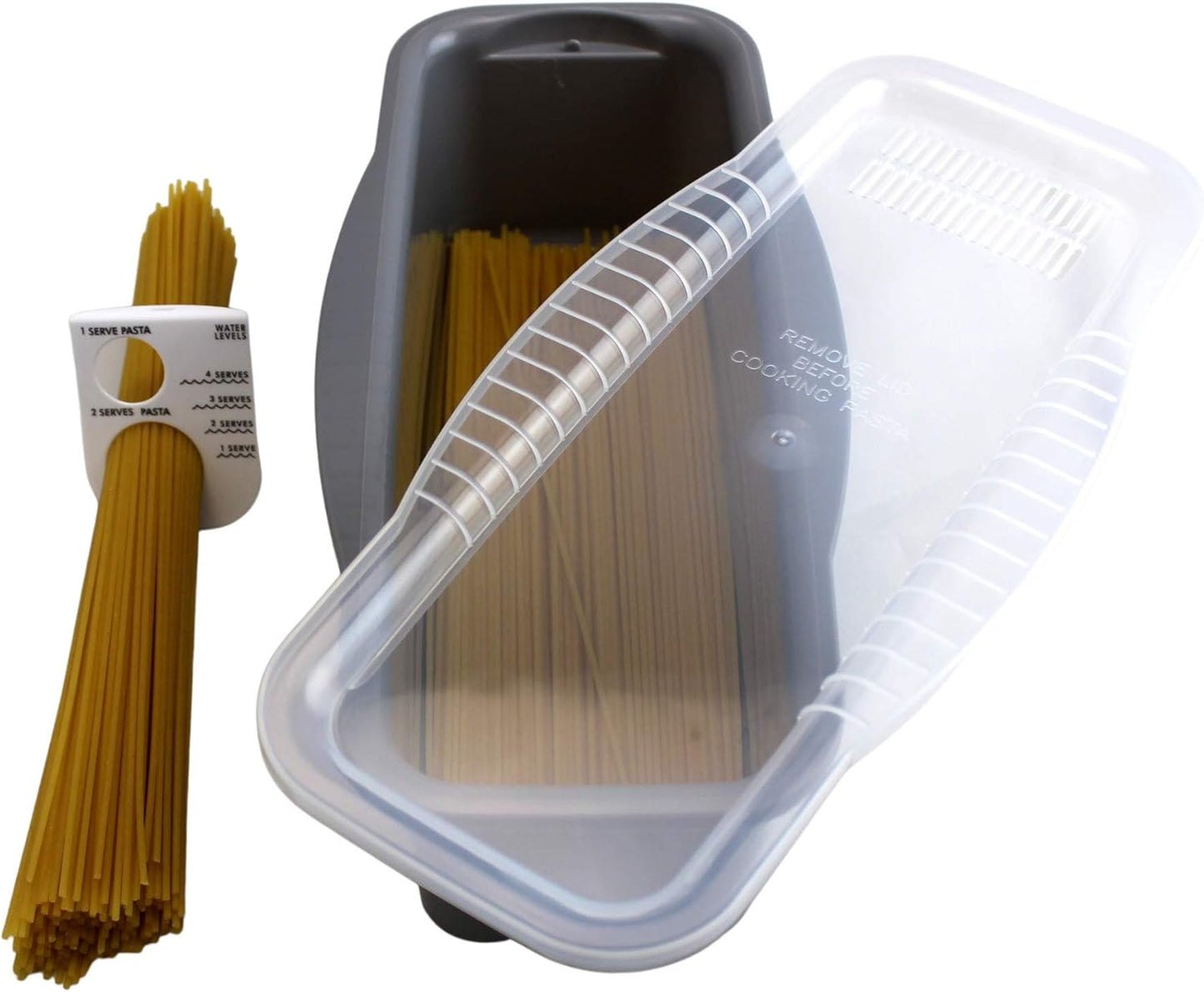 Fast & Easy Microwave Pasta Cooker - BPA-Free Non-Stick